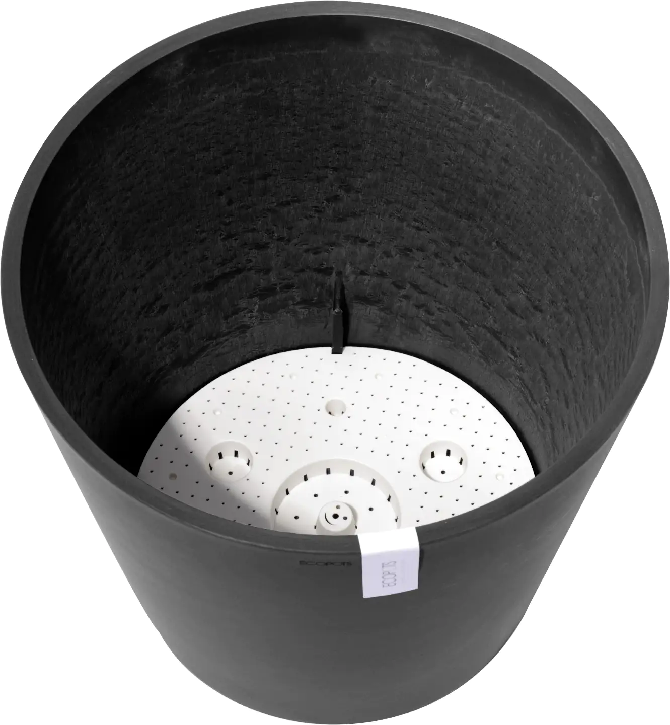 Ecopots Pflanztopf Amsterdam Ø 50 x 43,8 cm dunkelgrau
