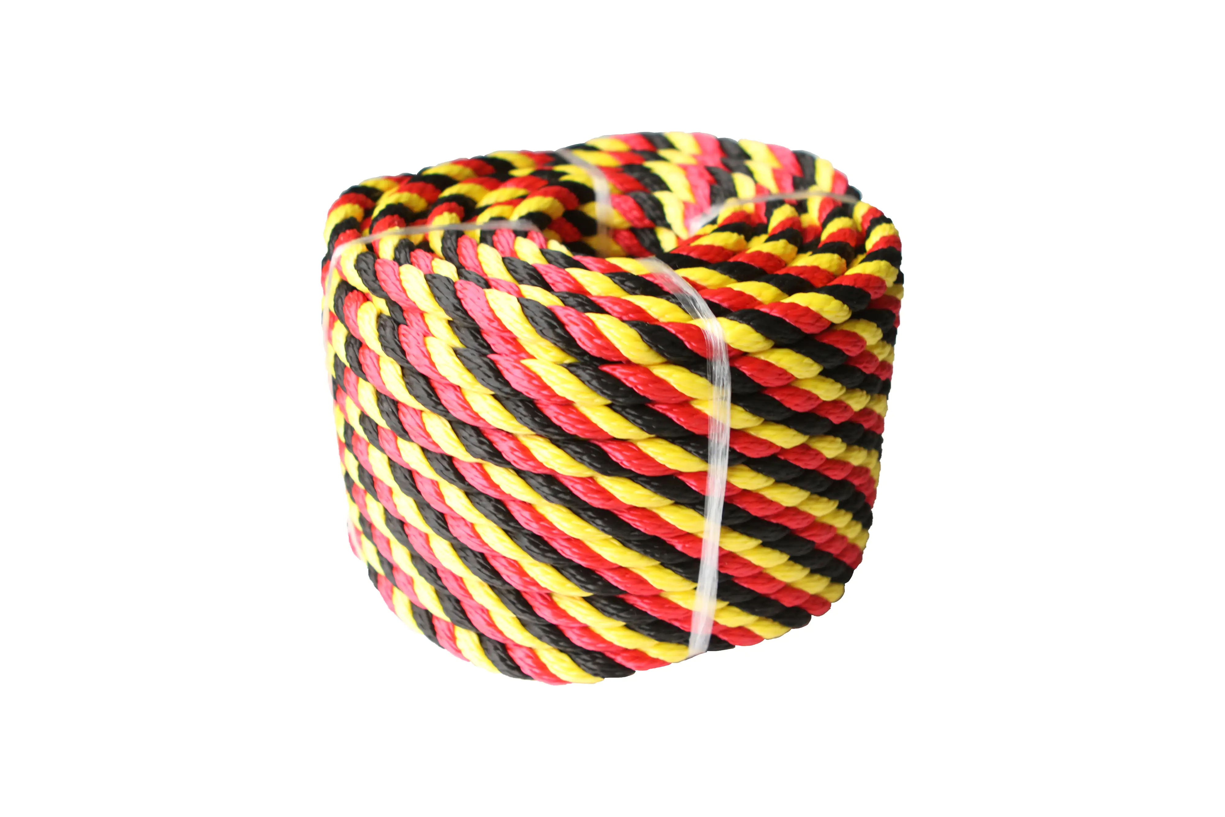 TrendLine Seil 10 mm x 30 m schwarz-rot-gelb