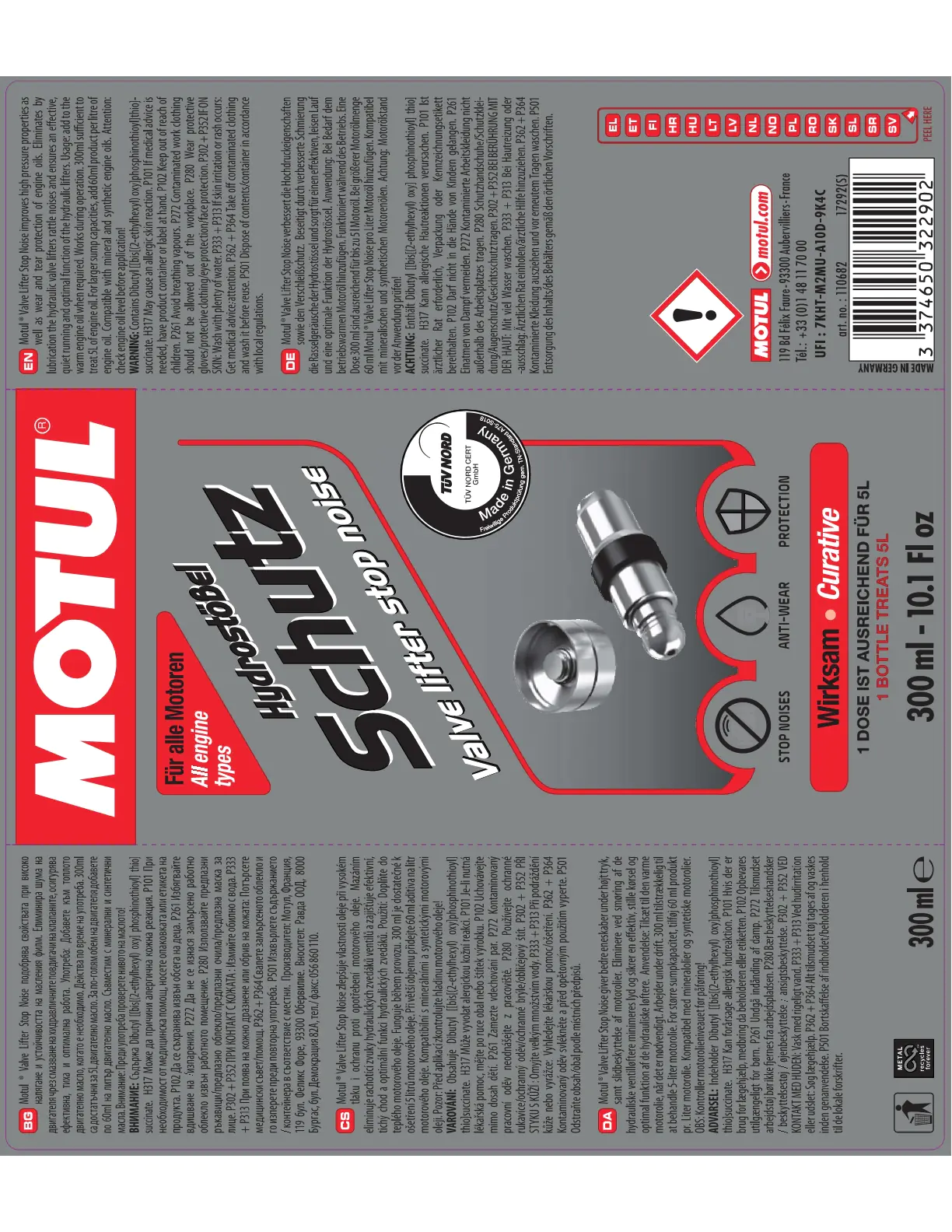 Motul Hydrostössel Schutz 300ml