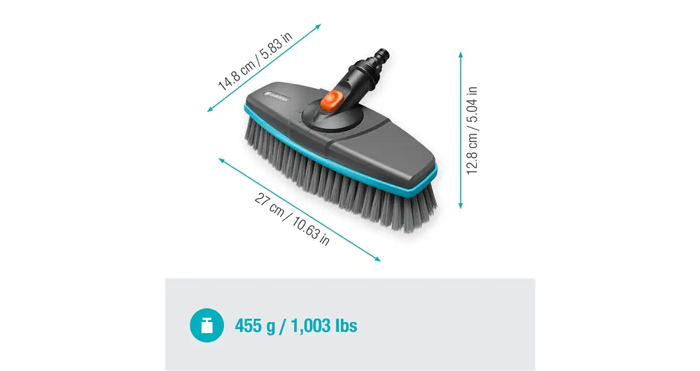 Gardena Cleansystem Stielbürste soft 27 cm