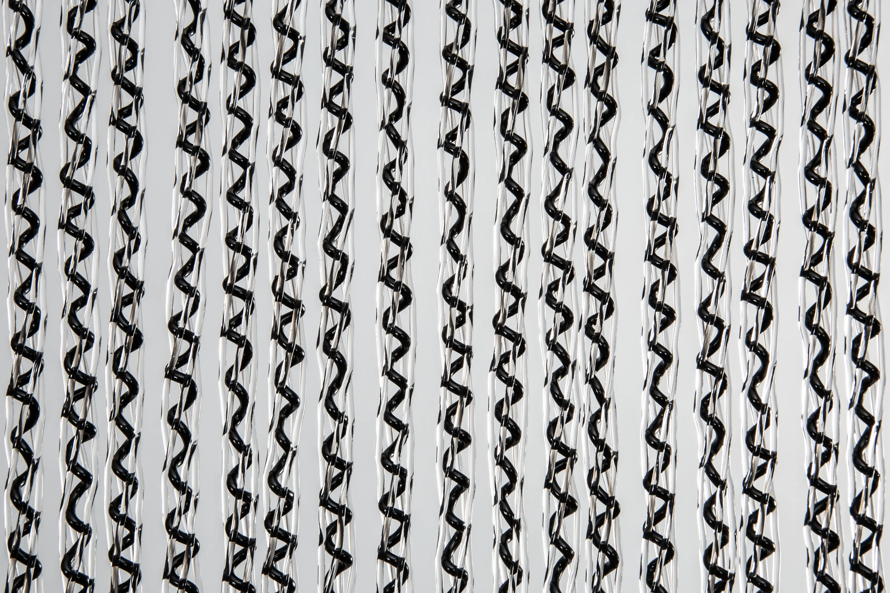 Conacord Türvorhang Bari schwarz transparent 90 x 200 cm