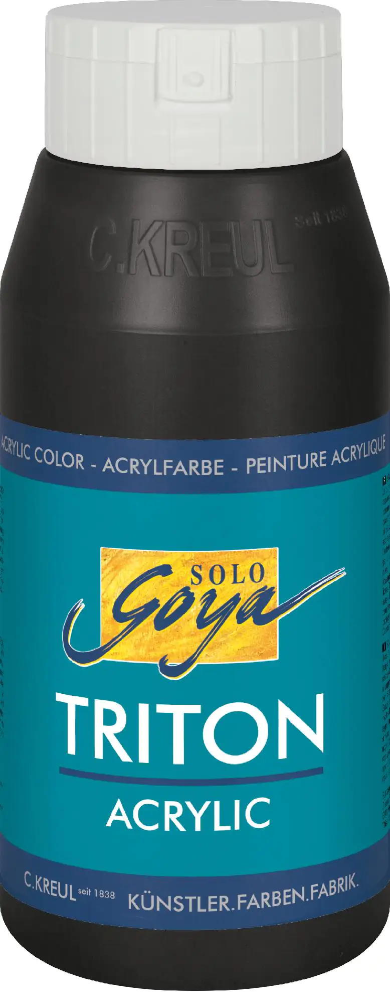 Kreul Triton Acrylic schwarz 750 ml