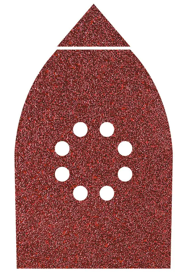 Wolfcraft Haftschleifscheiben Ø 107 x 142 mm Korund 6 Stück