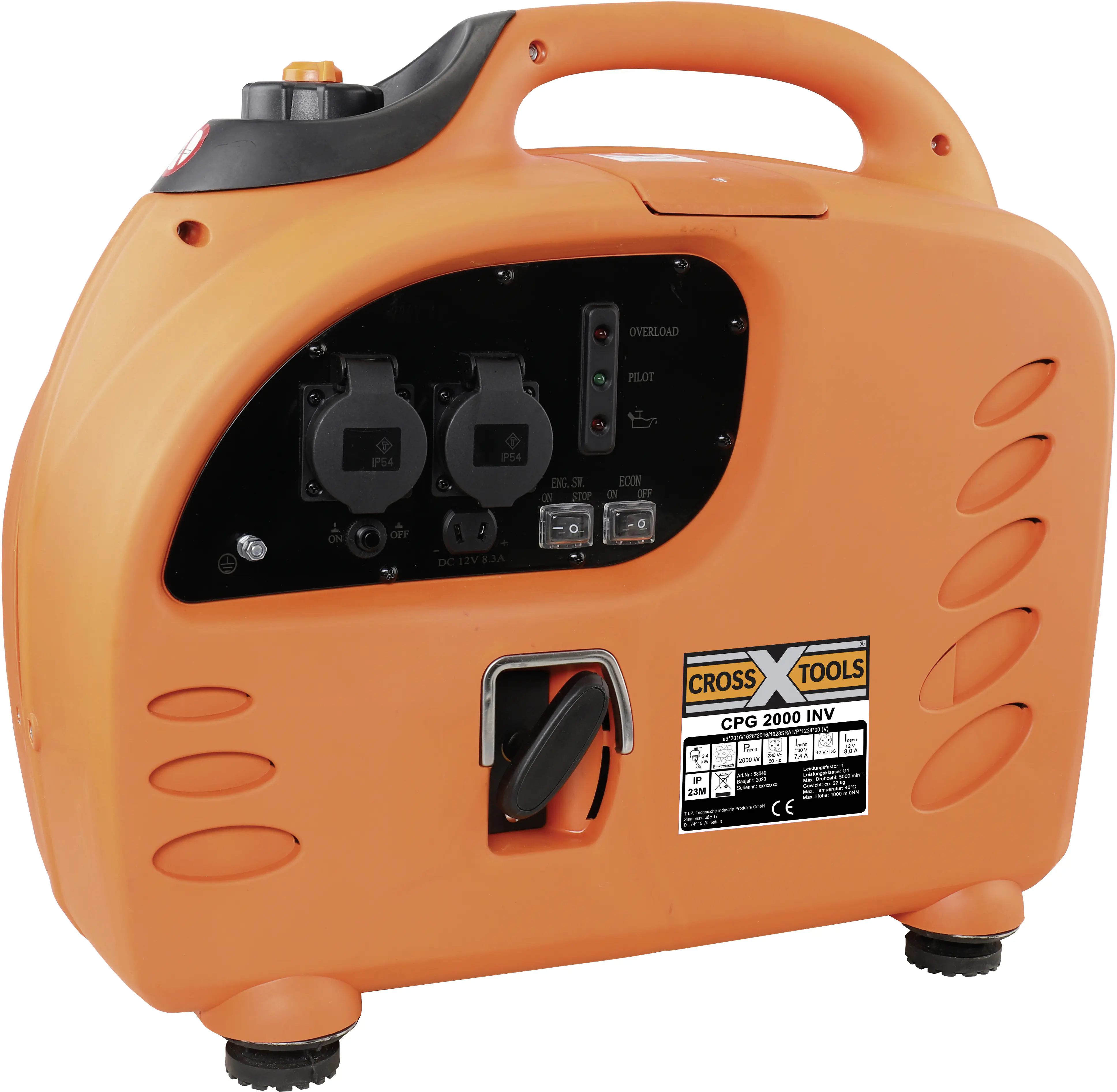 Cross Tools Inverter-Stromerzeuger CPG2000INV 2400 Watt Benzin