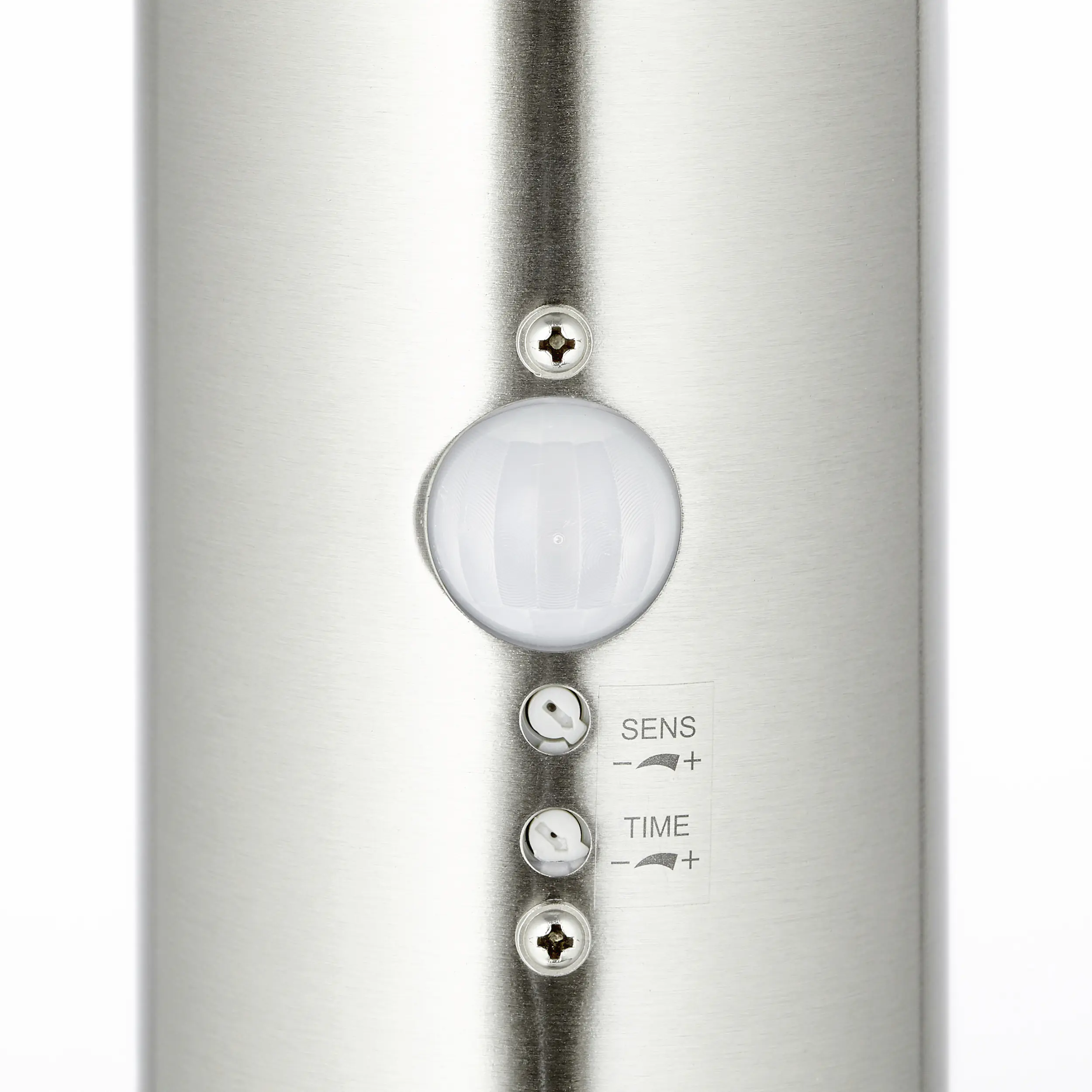 Brilliant Wegeleuchte Bole edelstahl 77,5 cm Bewegungsmelder E27 60 W