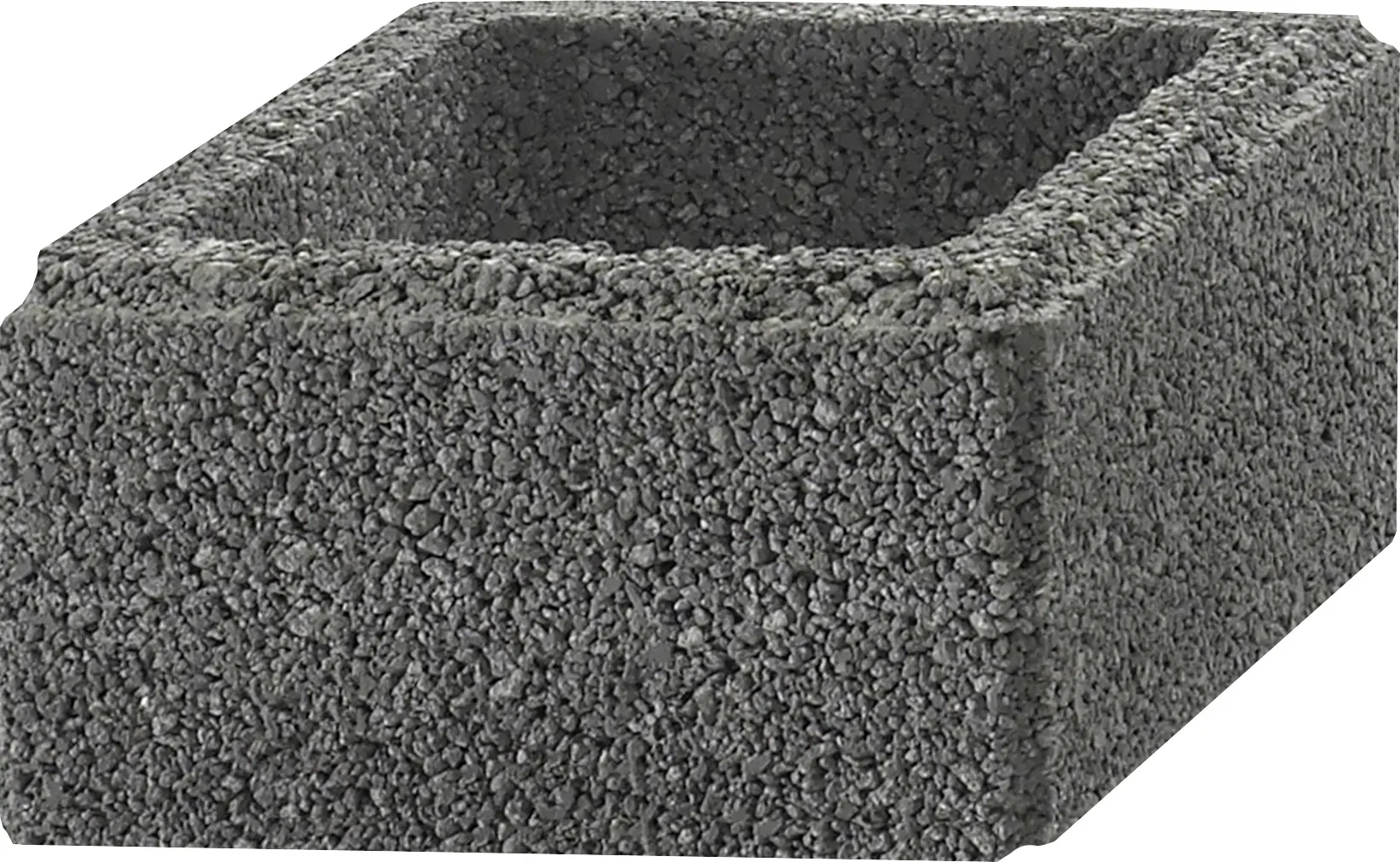 Kann Pfeilerstein Garten 37,5 x 37,5 x 20 cm anthrazit