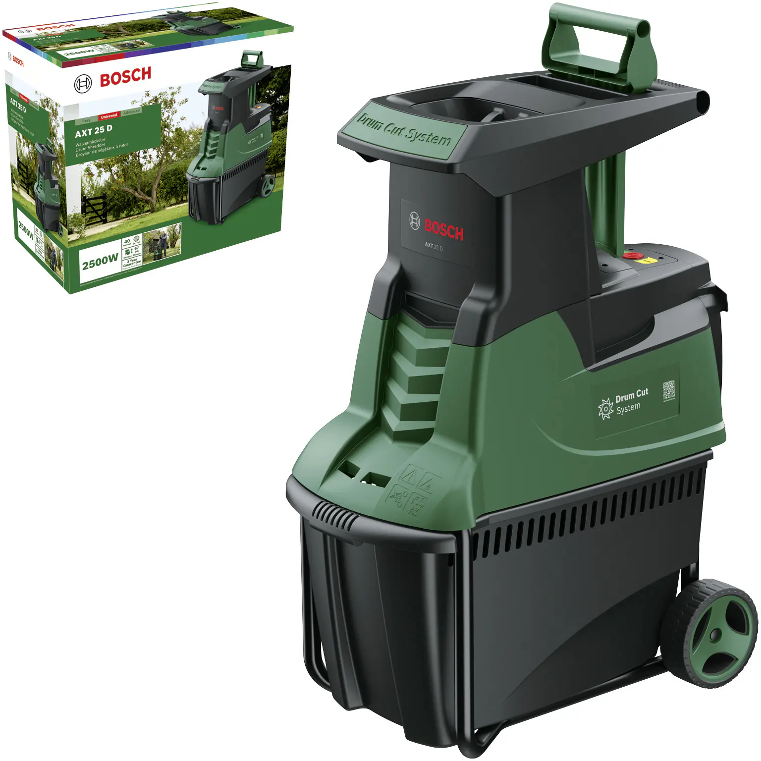 Bosch Häcksler AXT 25 D 2500 Watt