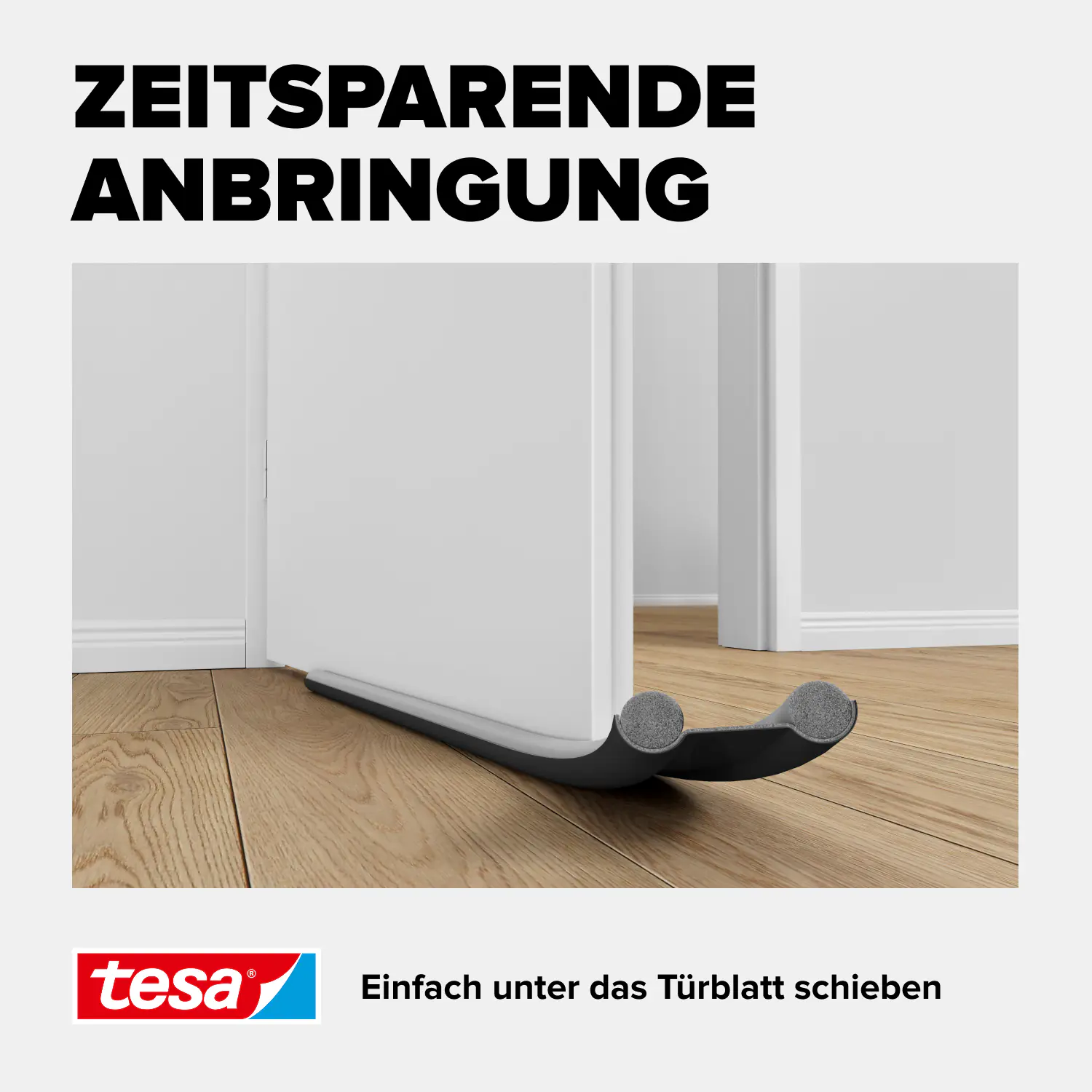 tesa Insulation Türbodendoppeldichtung grau, 95 cm x 25 mm