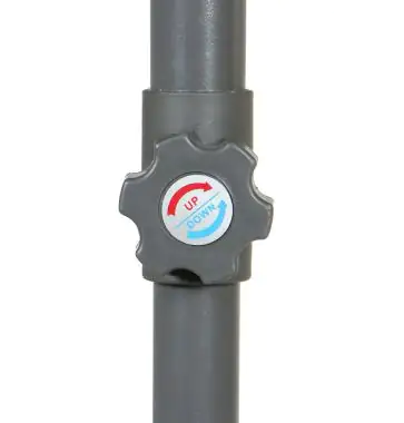 Primaster Sonnenschirm Florida anthrazit, Ø 250 cm