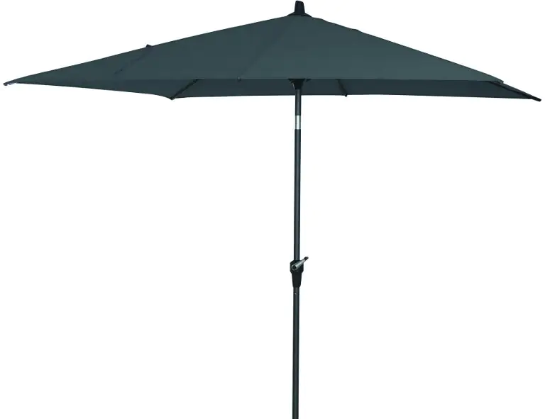 Siena Garden Mittelstockschirm Avio anthrazit 250 x 200 cm