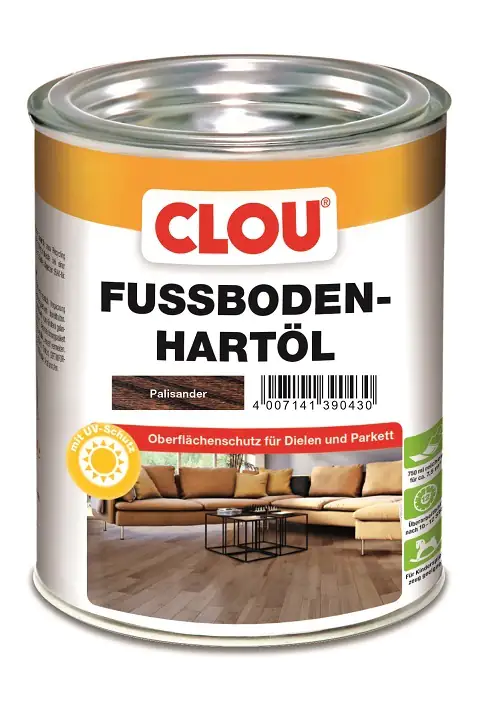 Clou Fußboden Hartöl 750 ml palisander
