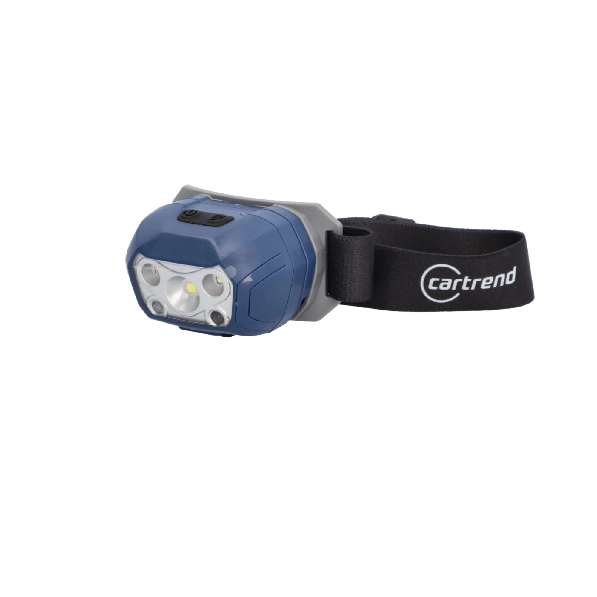 Cartrend LED-Stirnlampe 400 Lumen schwarz-blau
