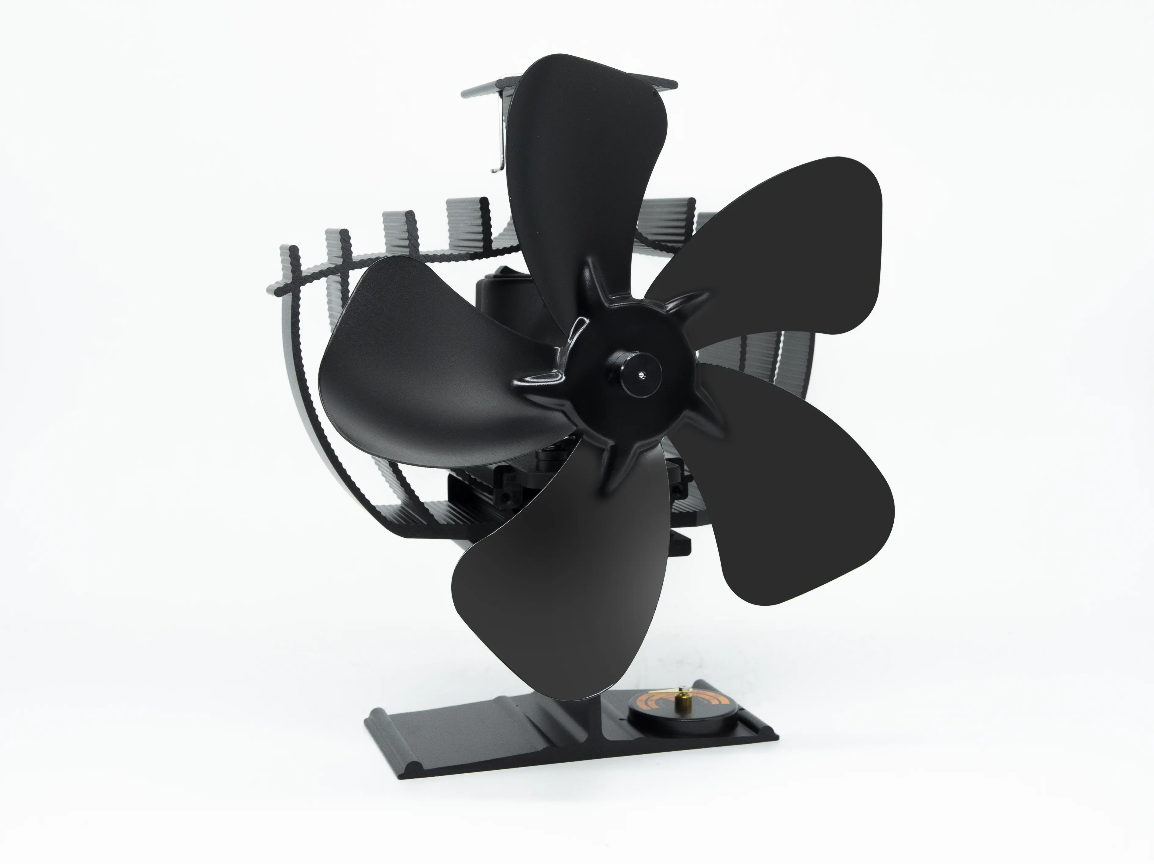 Primaster Ofenventilator stromlos 22,8 x 20 cm schwarz
