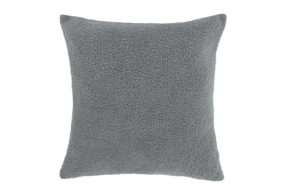Sehlbach Kissen Boucle uni silbergrau 45 x 45 cm