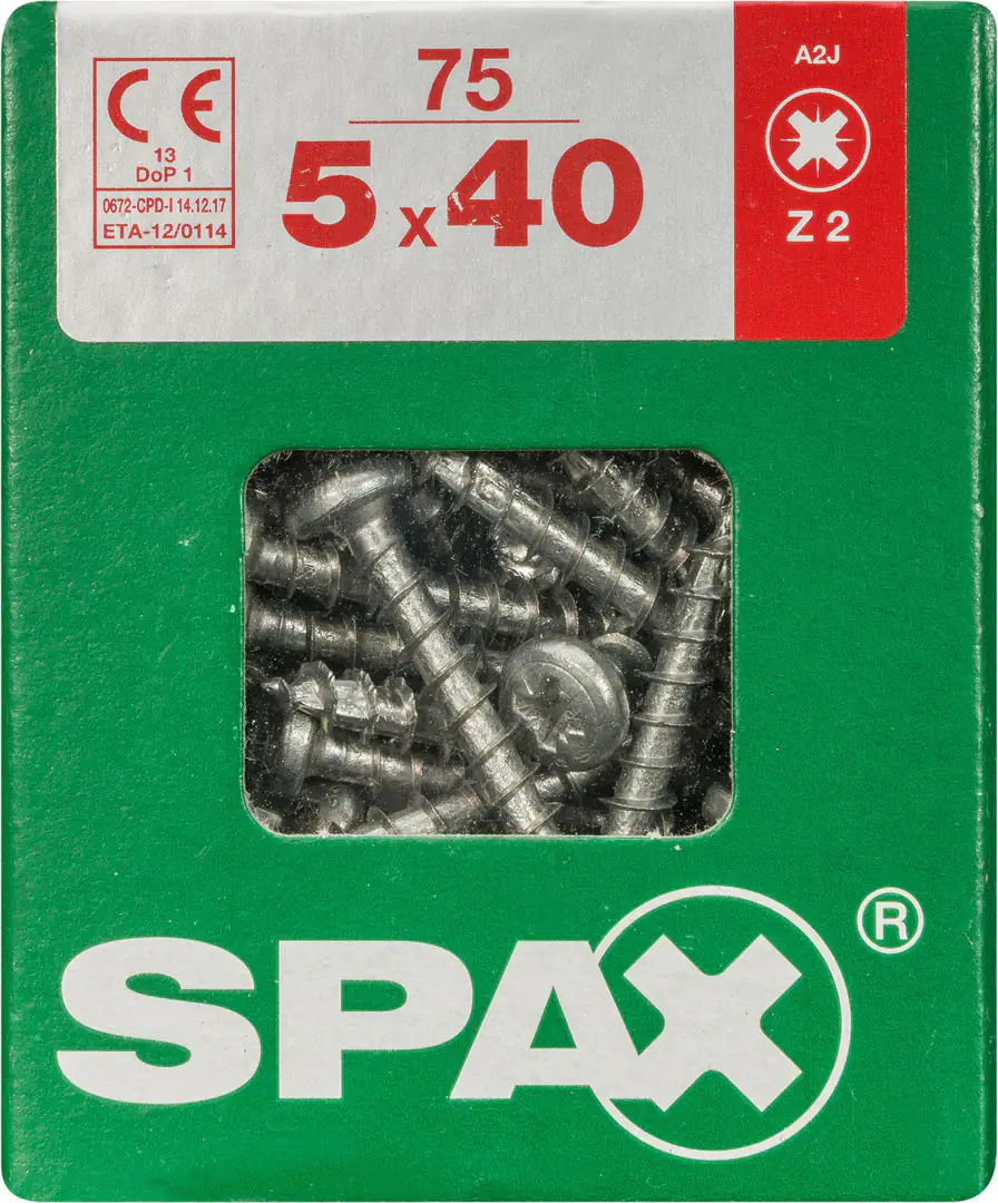 Spax Universalschrauben 5.0 x 40 mm TX 20 - 75 Stk.