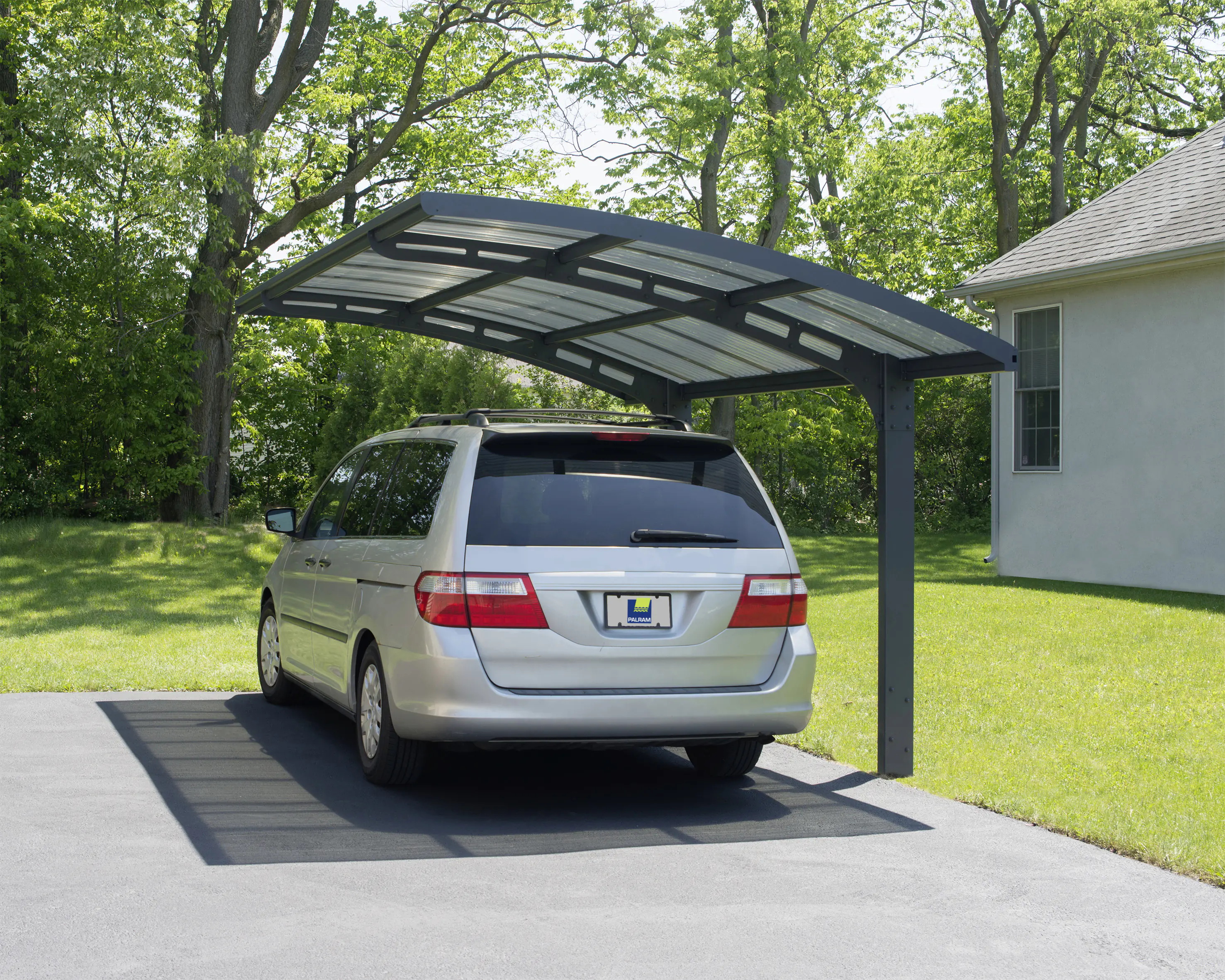 Canopia Carport Arizona Wave 5000 Grau Alu 495 x 289 cm