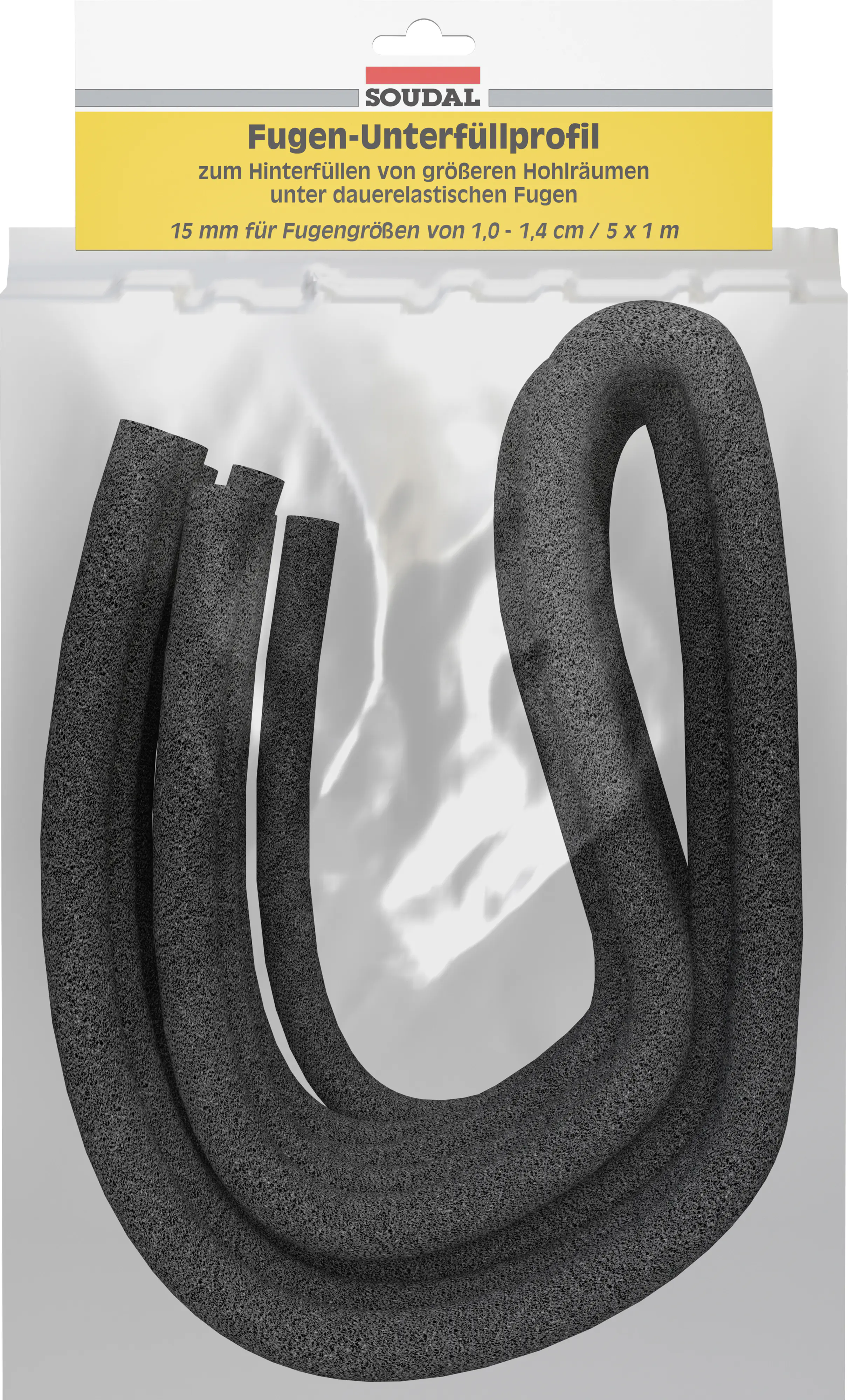 Soudal Fugenfüllprofil grau Ø 1,5 cm x 5 m