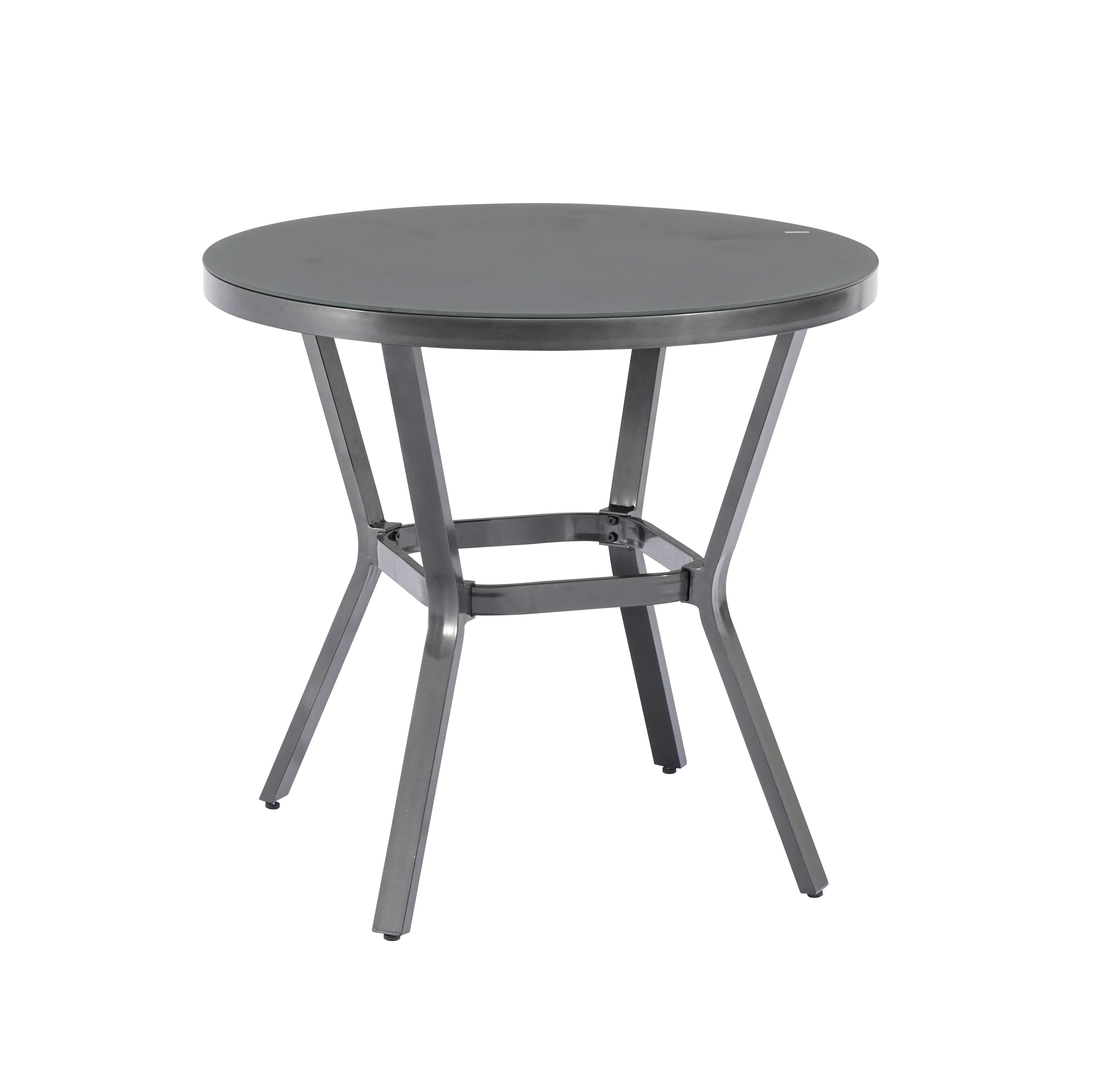 TrendLine Gartentisch Aluminium Pero Ø 80 cm anthrazit