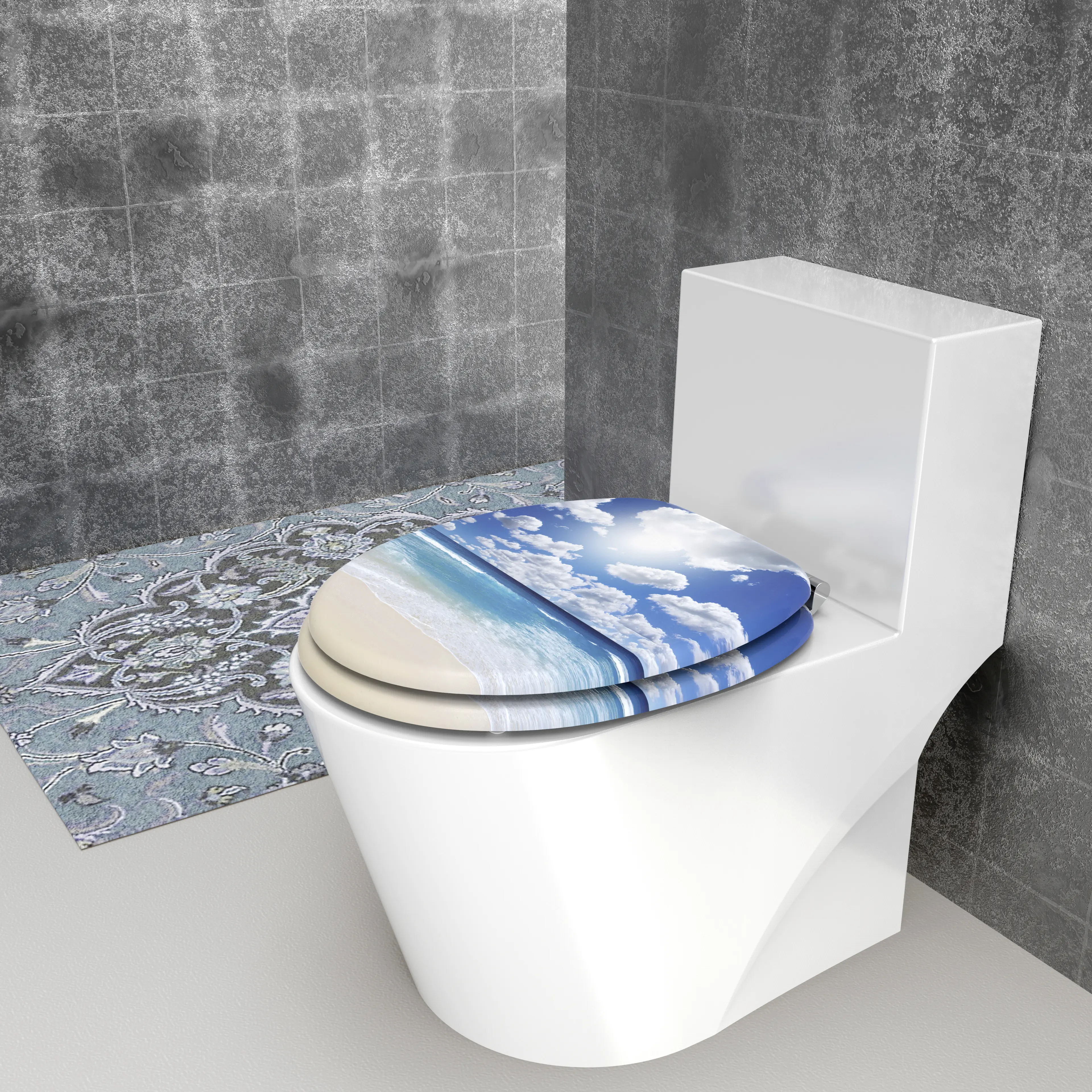 Duschwell MDF WC-Sitz soft touch Meer
