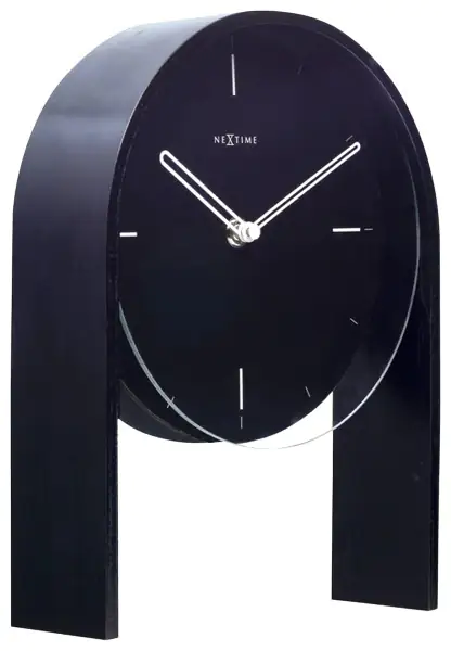 Nextime Tischuhr Noa Table 27 x 21 cm schwarz