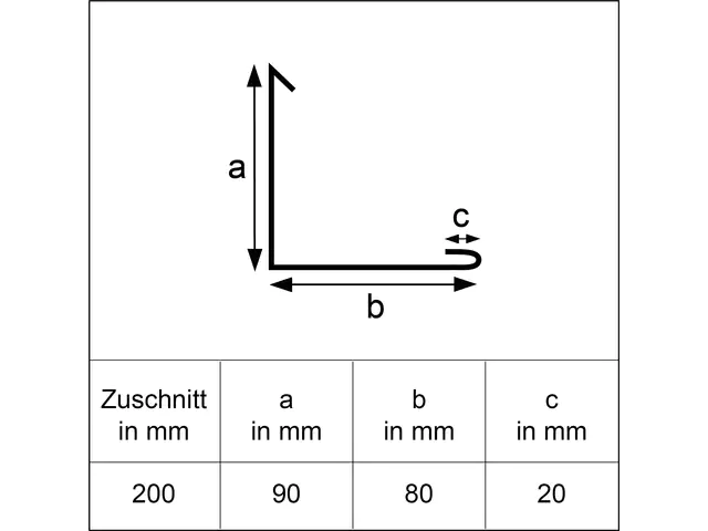 Sarei Kiesfangleiste Form 2 Aluminium natur