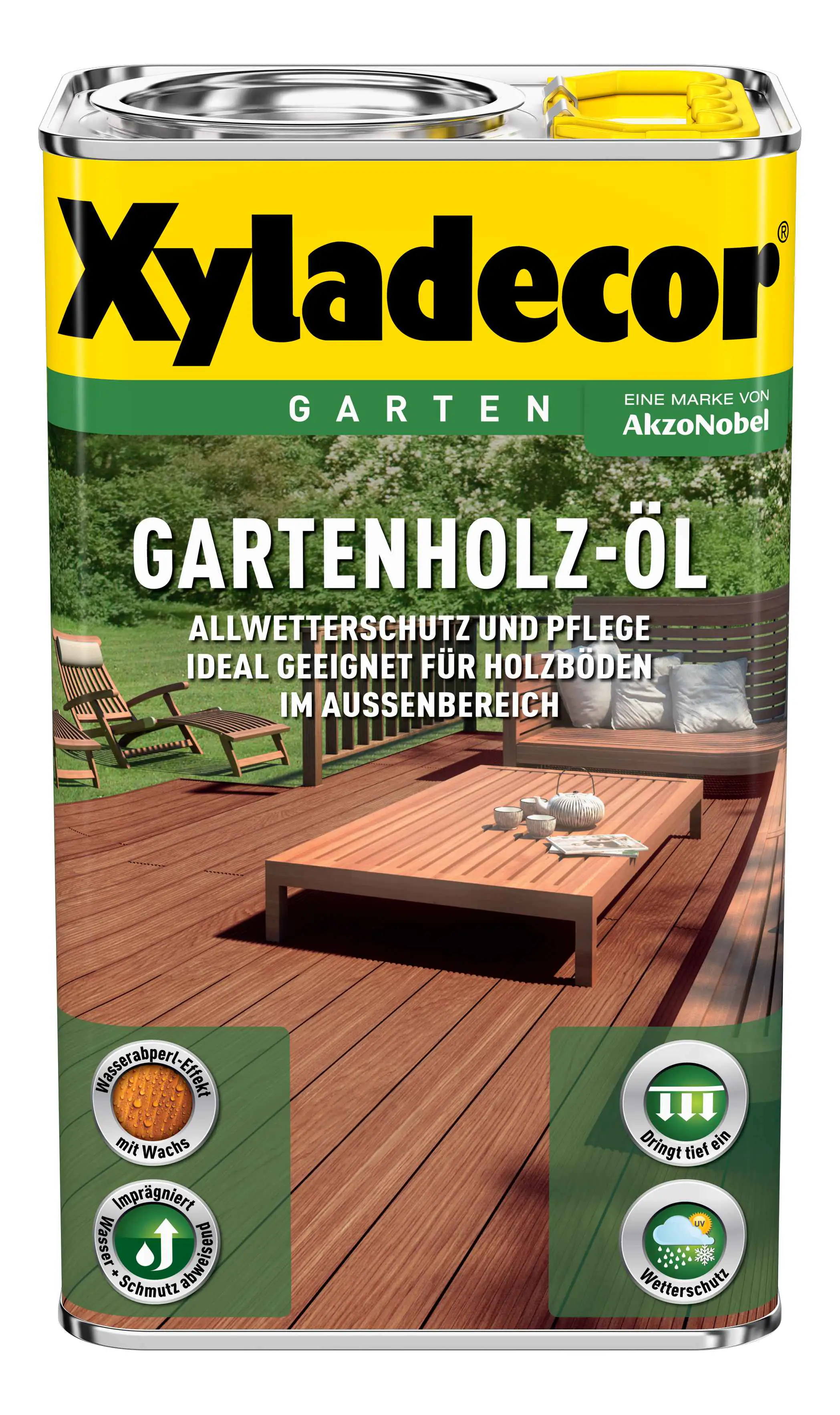 Xyladecor Gartenholz-Öl 2,5L natur dunkel