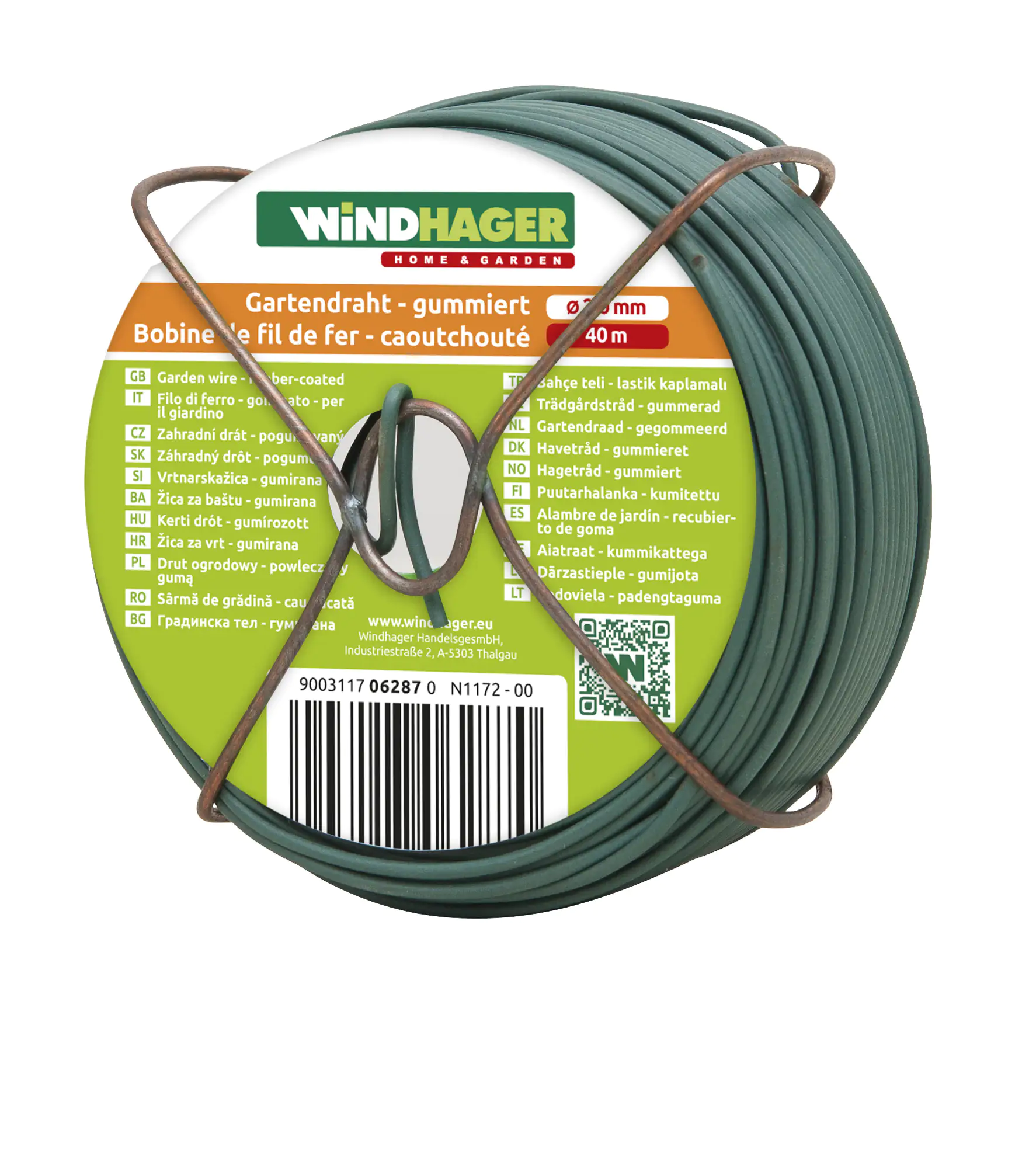 Windhager Gartendraht 40 m, grün