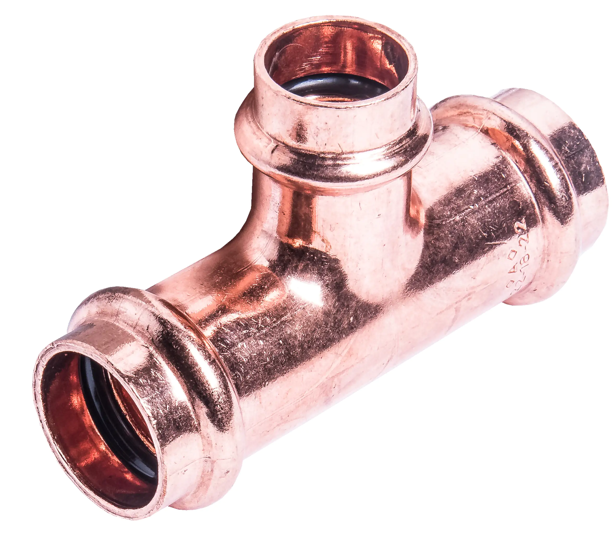 Cornat Press-T-Stück ø 22 mm - ø 18 mm - ø 22 mm Kupfer