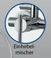 Breuer Duschsäule Aquamaxx 320 Einhebelm. Einhebelmischer, verchromt, Kopfbrause eckig