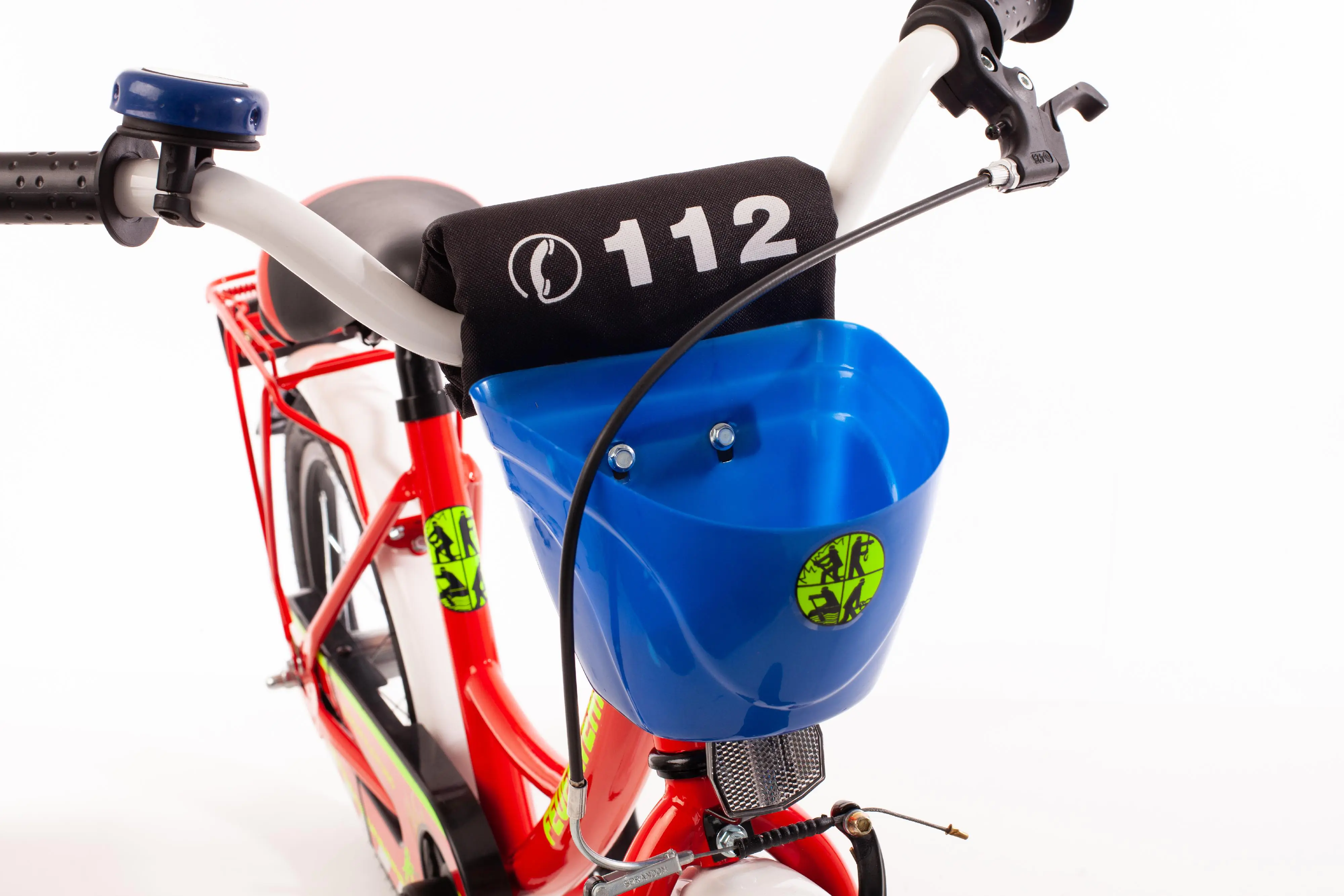 Bachtenkirch Kinderfahrrad Feuerwehr 16 Zoll feuerrot