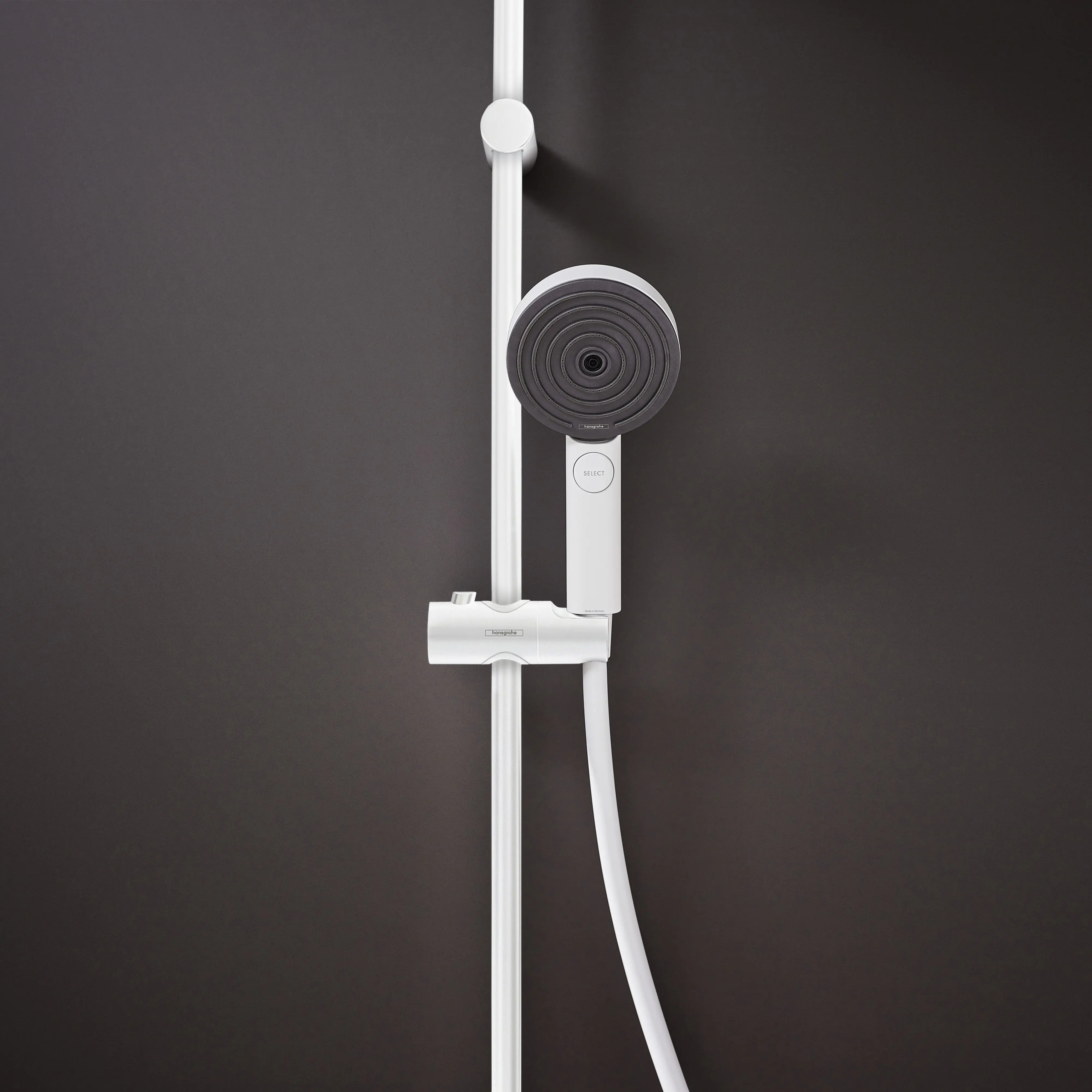 Hansgrohe Handbrause 3 Strahlarten Pulsify Select S EcoSmart mattweiß