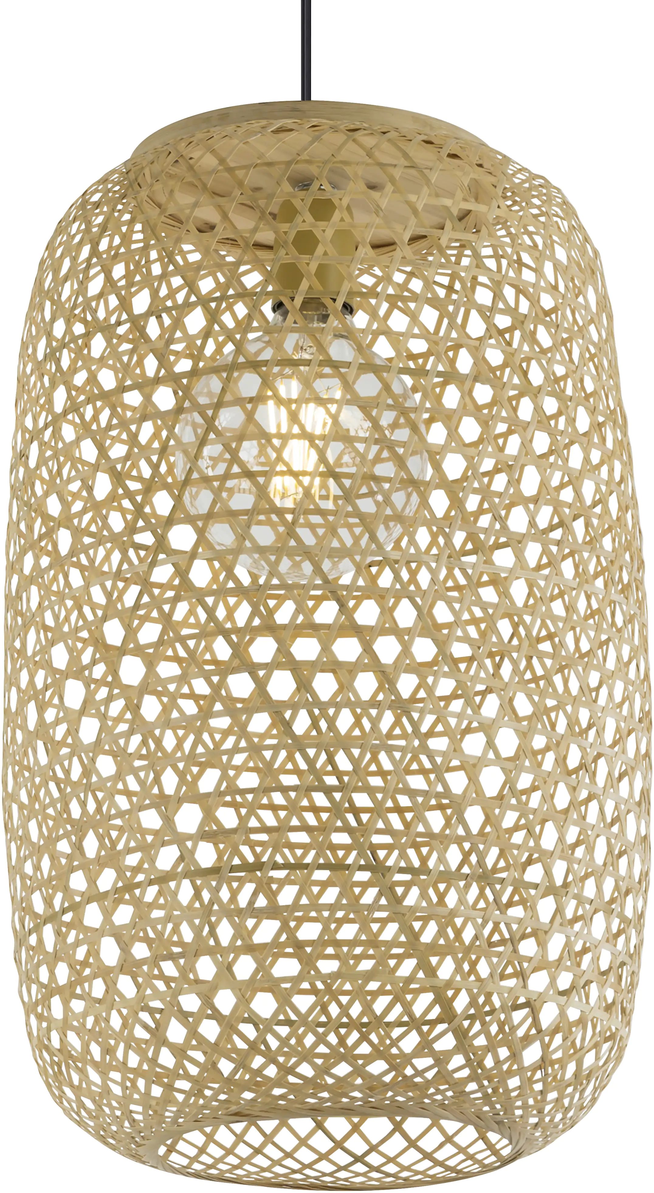 Globo Hängeleuchte Mirena natur Ø 31 cm E27, max. 60 W