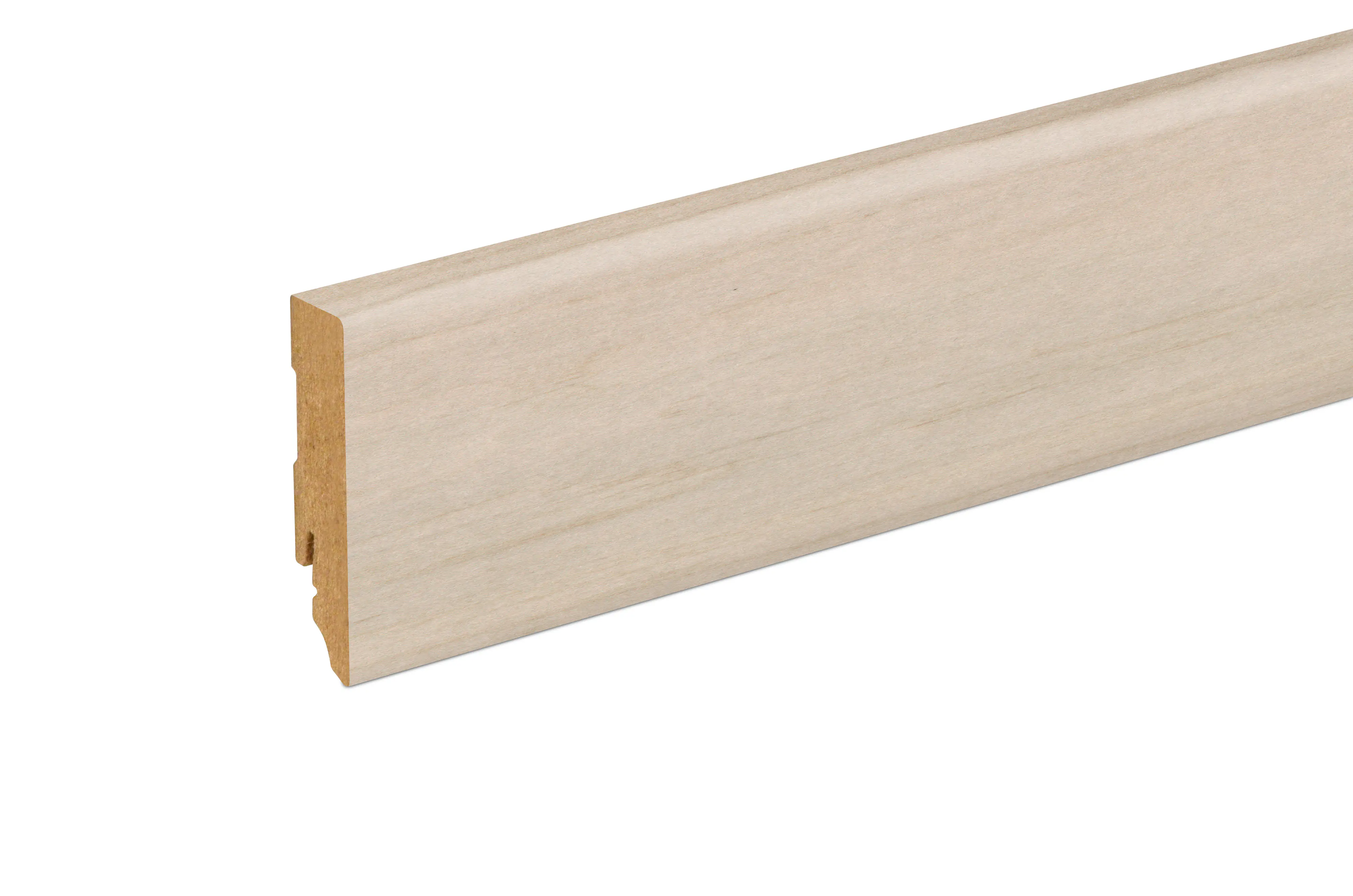 Neuhofer Fußleiste 240 cm x 70 x 19 mm Eiche Erle