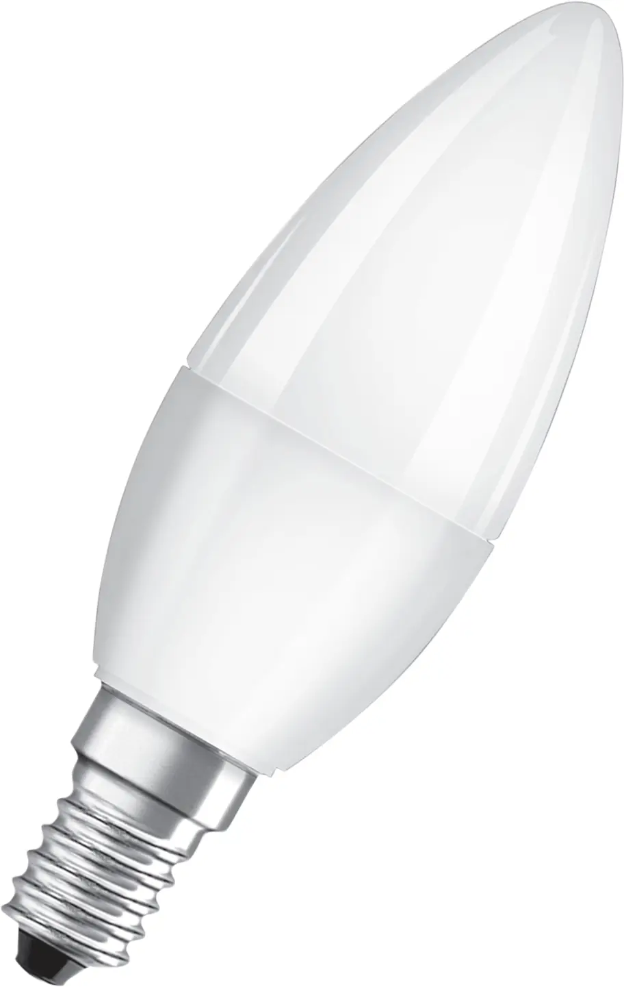 Bellalux LED Leuchtmittel Classic B40 E14 4,9 W warmweiß, weiß matt