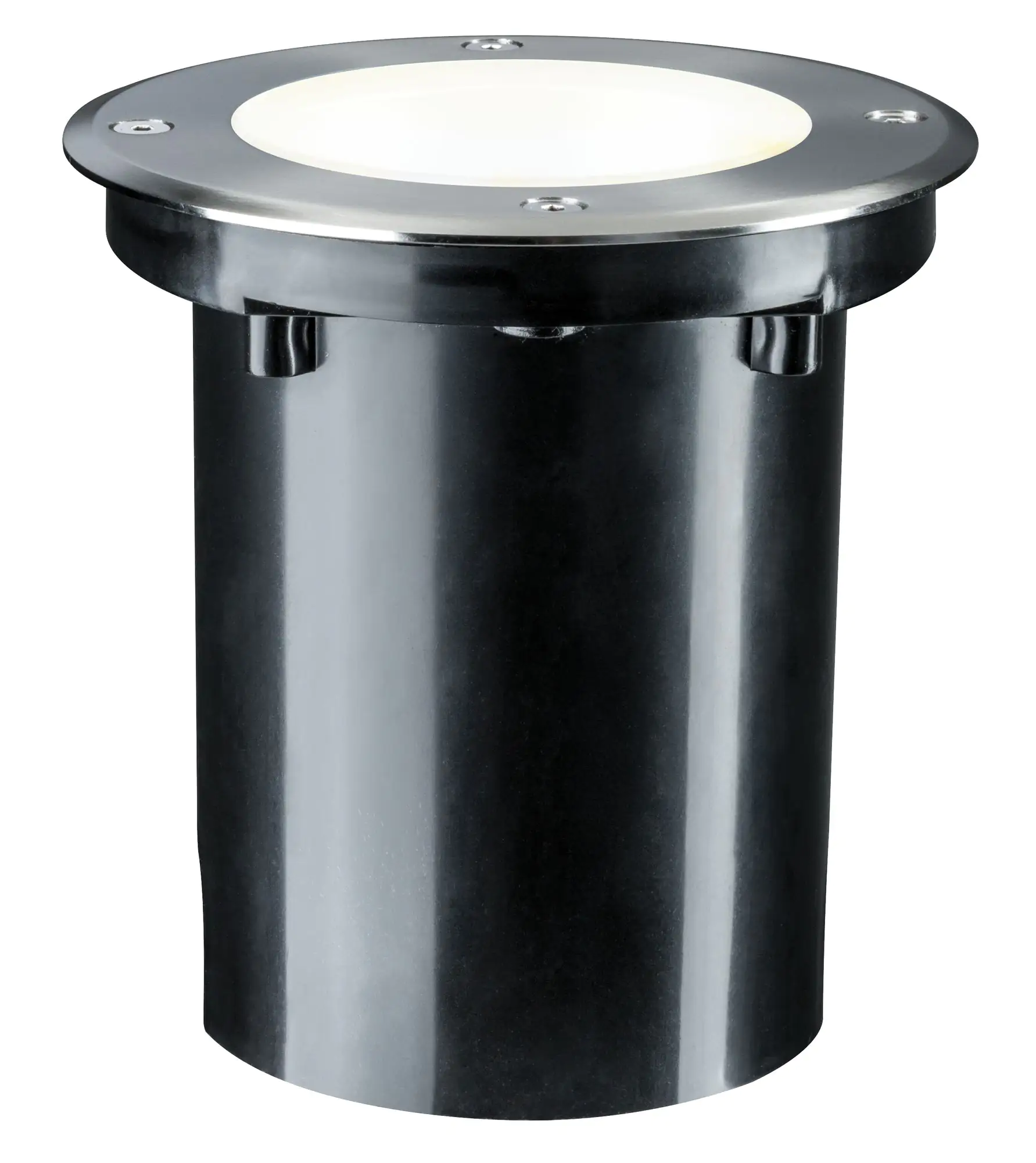 Paulmann Plug & Shine Bodeneinbauleuchte Outdoor schwenkbar silber 14 cm