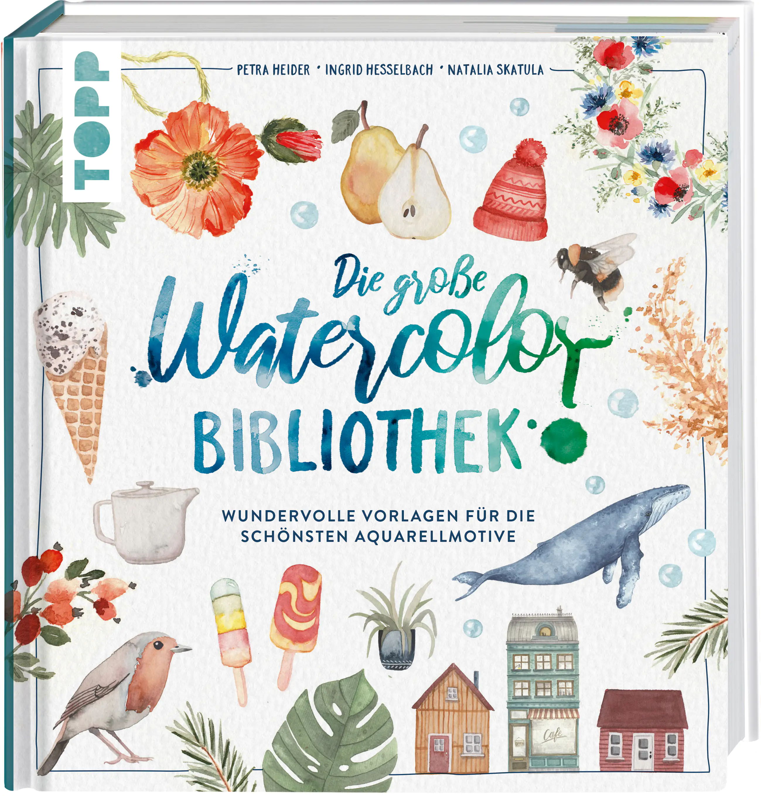 Malbuch Die große Watercolor Bibliothek