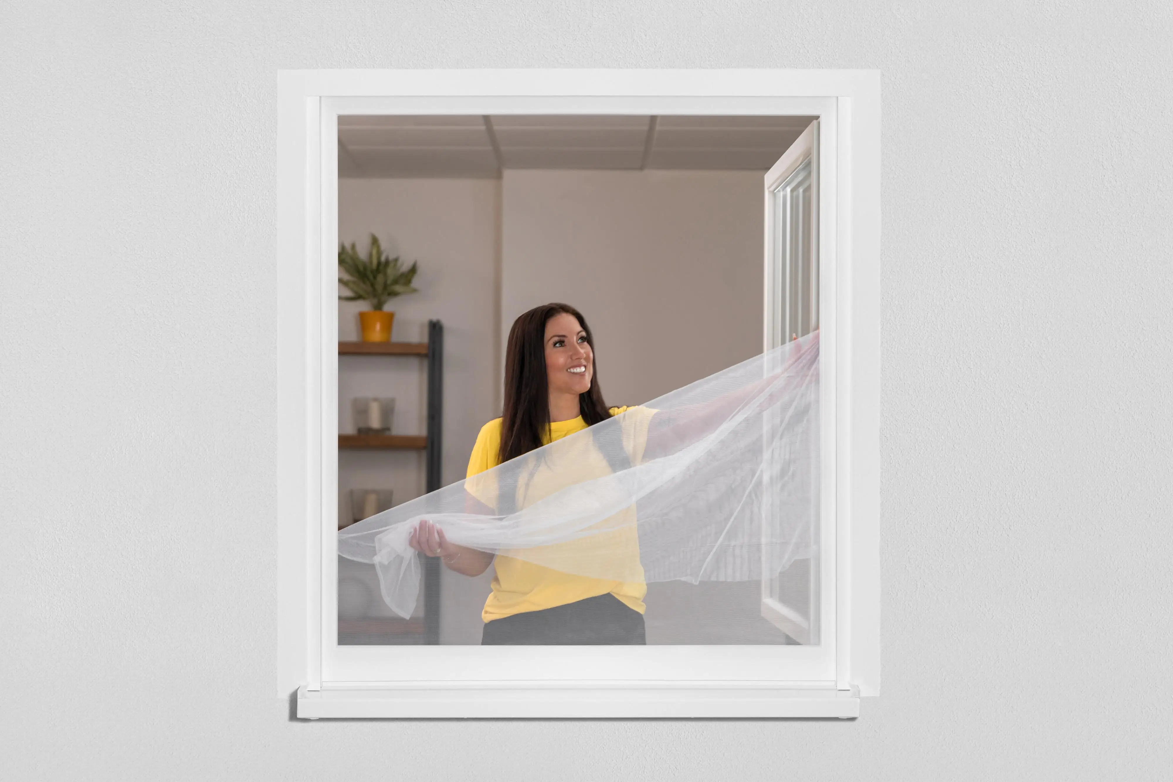 Schellenberg Fliegengitter 150 x 180 cm weiß kürzbar