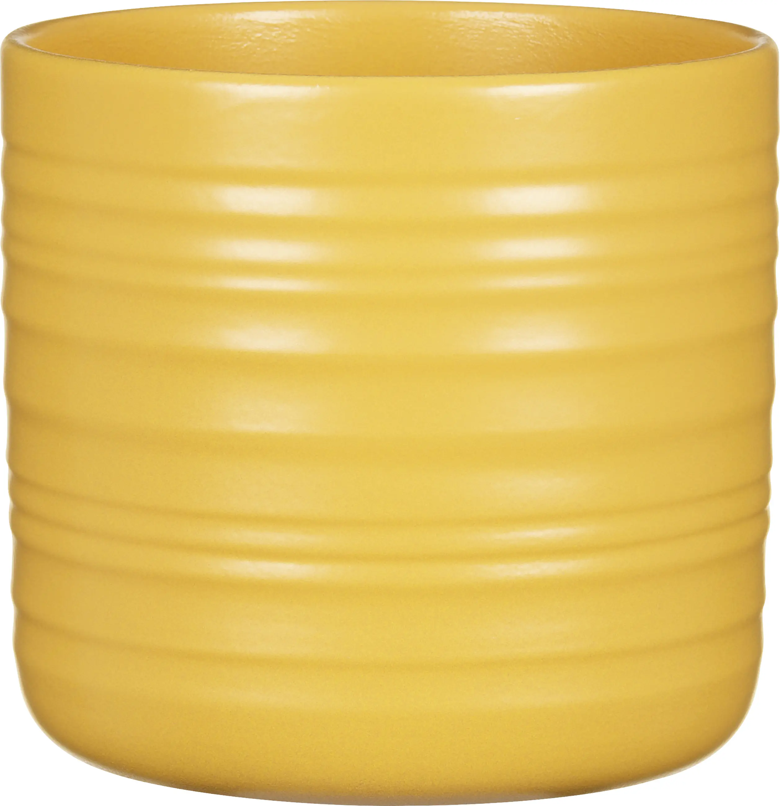 Scheurich Übertopf Serie Curcuma 850 Keramik gelb Ø 23 x 21 cm 