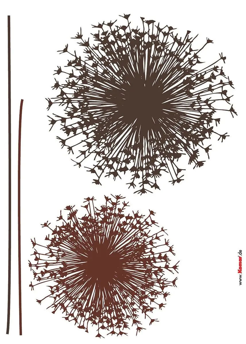 Komar Decosticker Pusteblume 50 x 70 cm