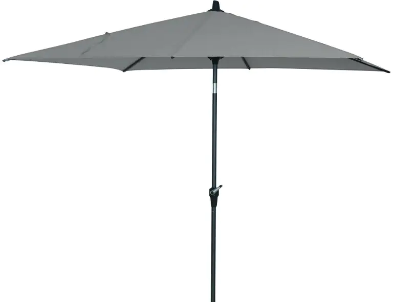 Siena Garden Mittelstockschirm Avio taupe 250 x 200 cm