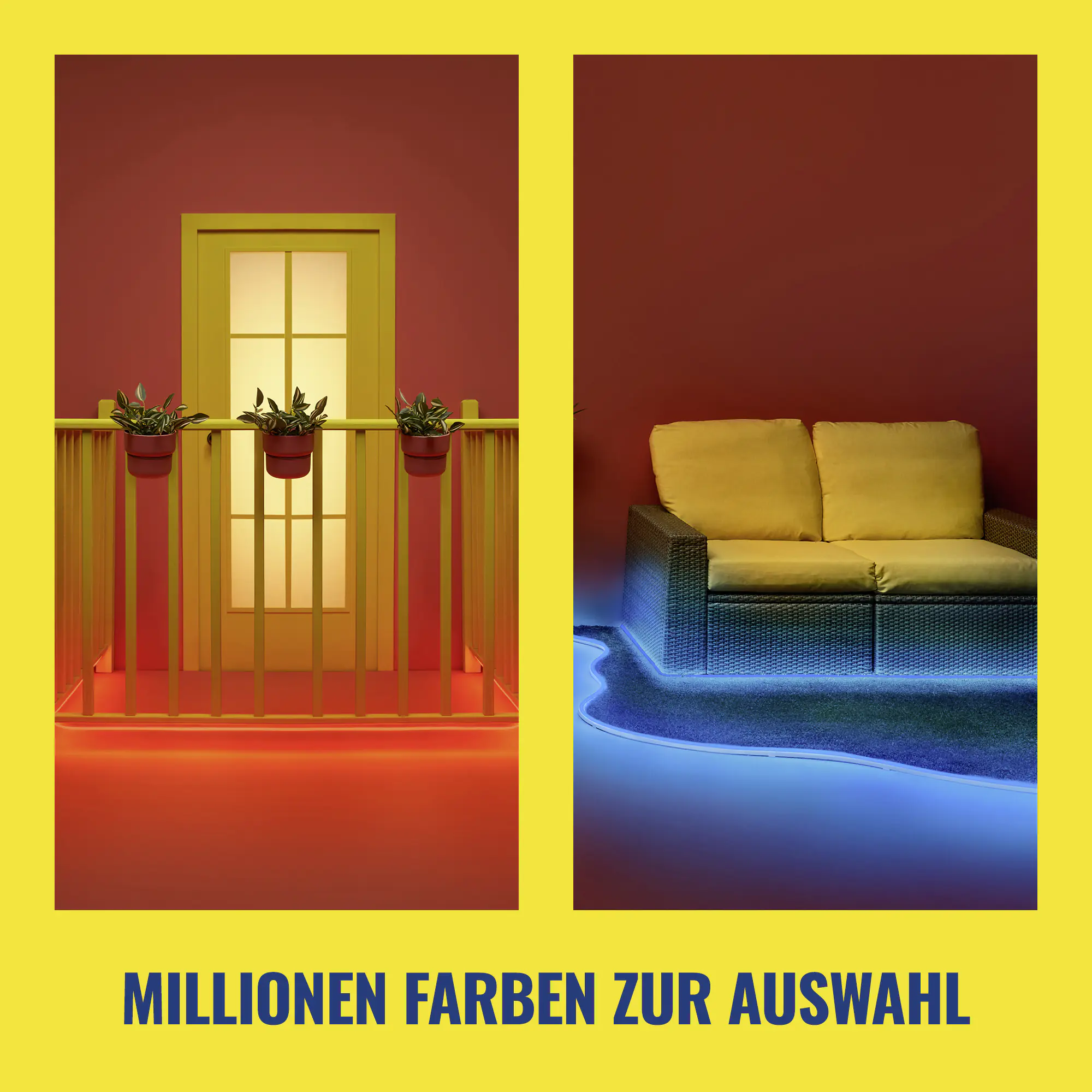 WiZ LED-Streifen White & Color 1-flammig weiß Farbwechsler 