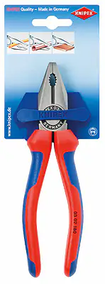 Knipex Kombizange 180 mm schwarz Mehrkomponenten-Hülle