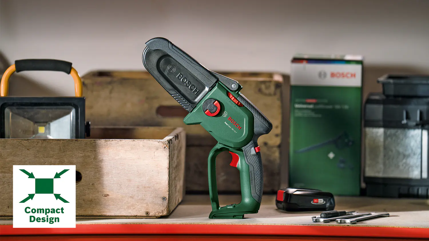 Bosch Akku-Kettensäge EasyChain 18V Solo