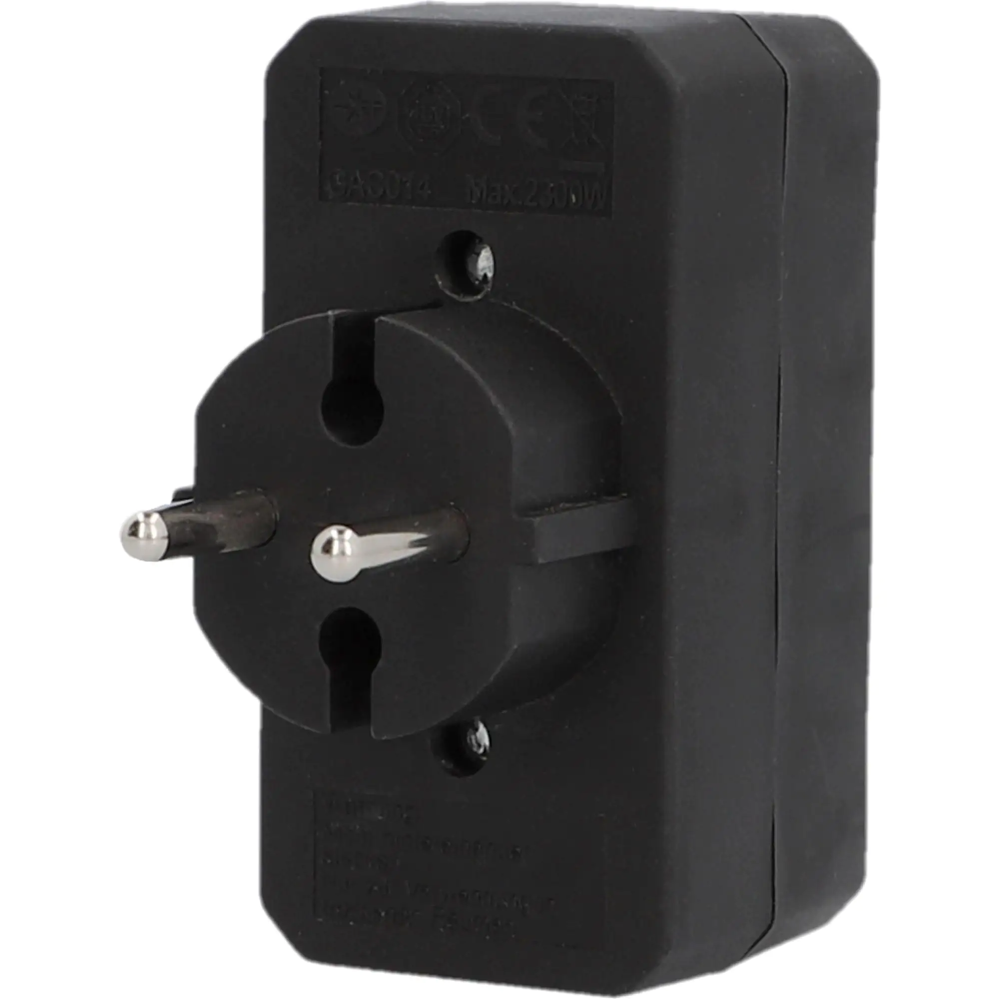 Euro-Adapter 4-fach schwarz