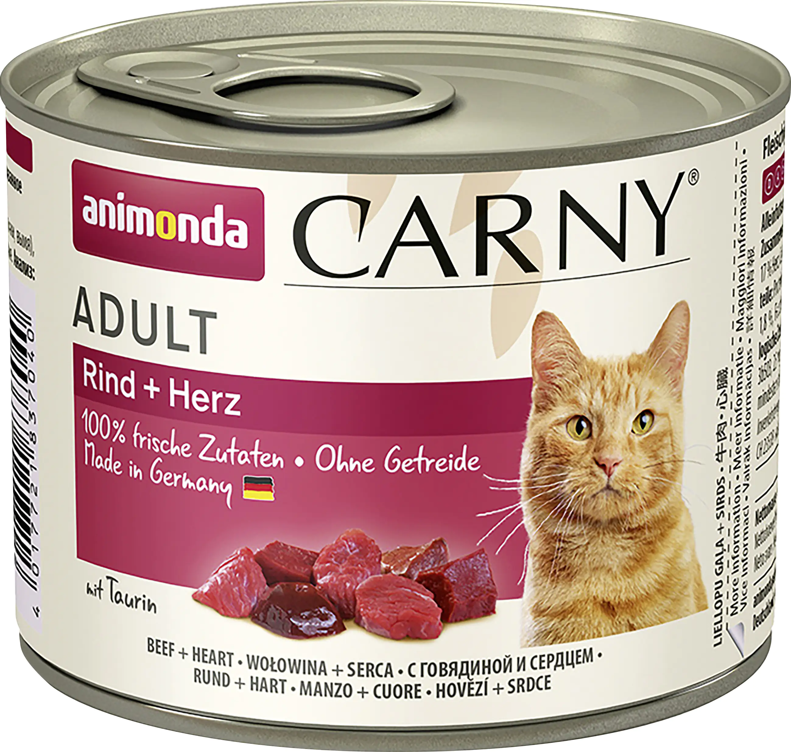 Animonda Carny Adult Katzennassfutter getreidefrei 200 g Rind & Herz