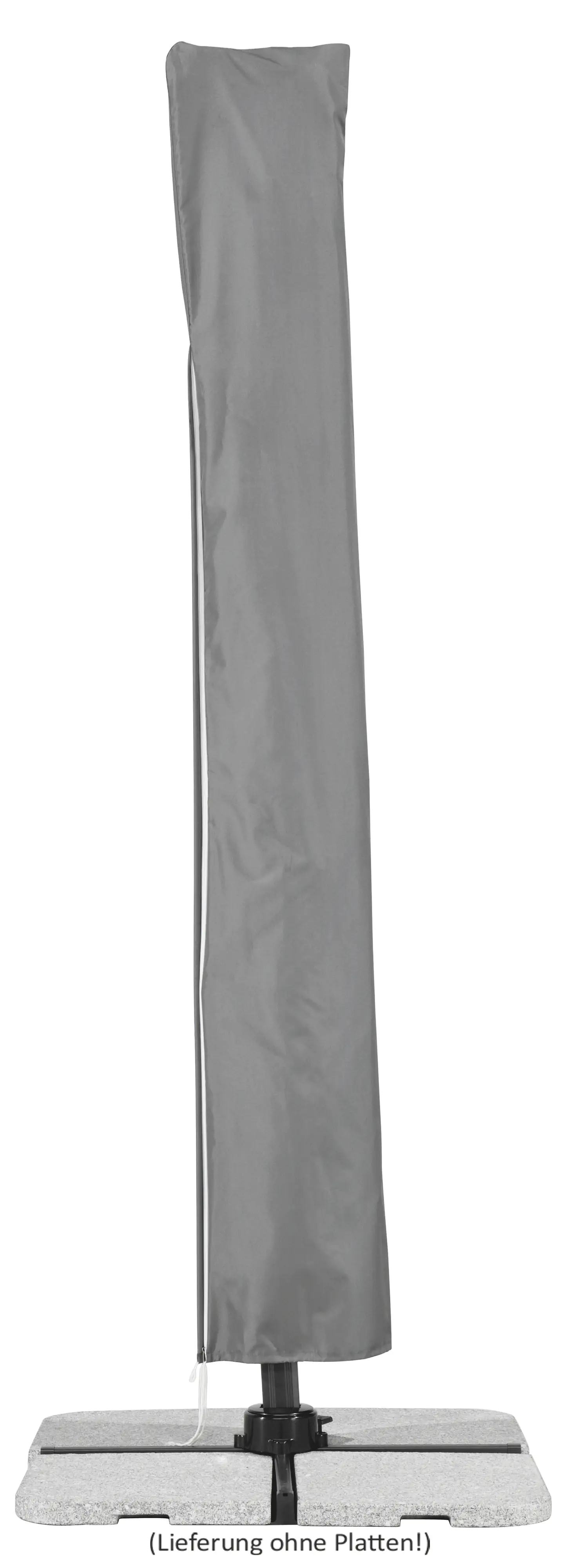 Schneider Ampelschirm Rhodos Junior anthrazit 270 x 270 cm inkl. Sonnenschirmhülle