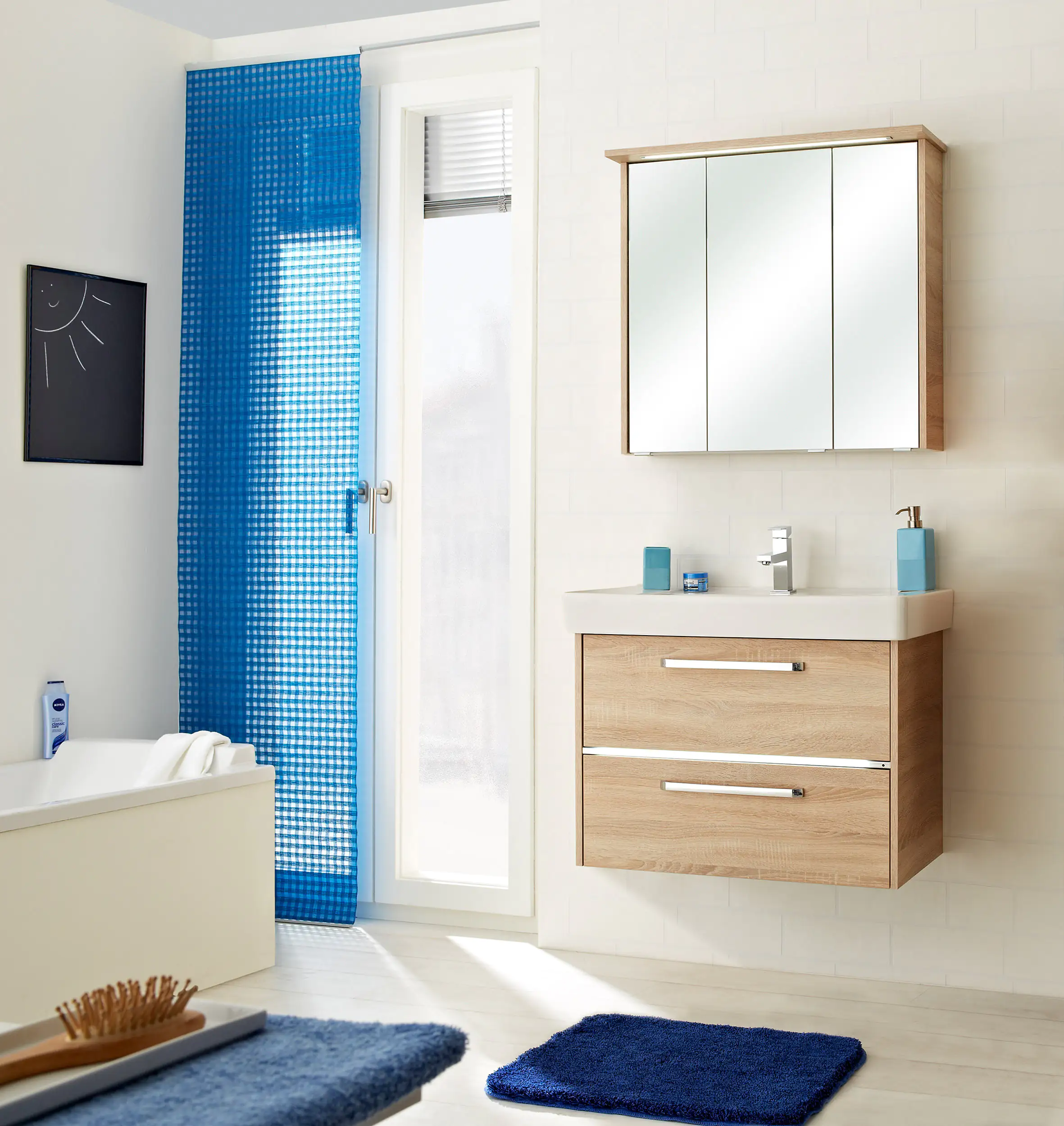Primaster Keramikwaschbecken 80 cm Berlin weiß