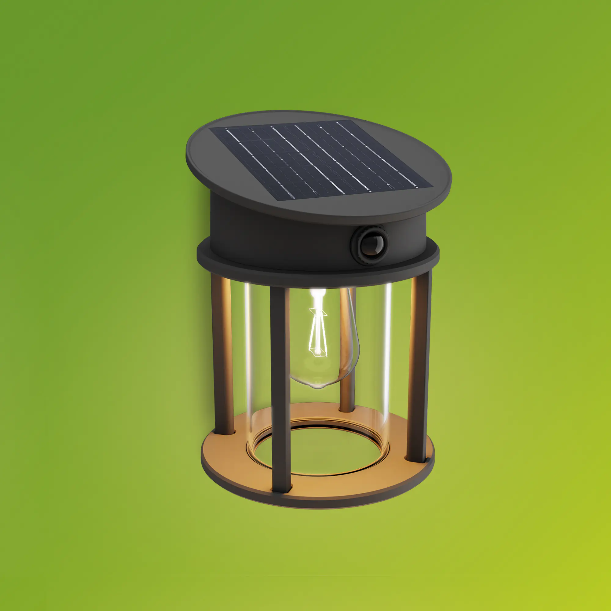 Philips Solar Wandleuchte schwarz Geri 31,8 x 23,5 x 23,5 cm Bewegungsmelder