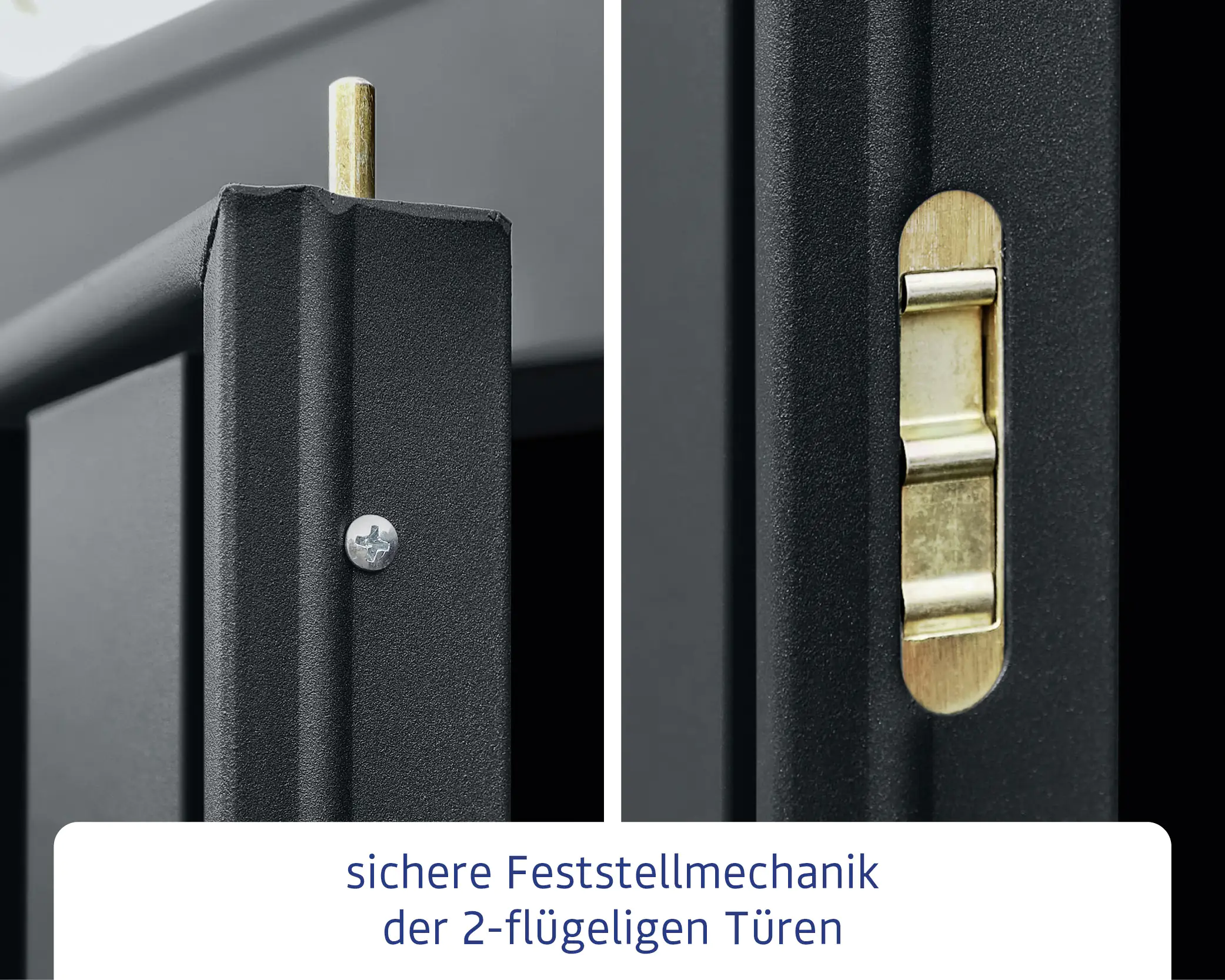 EcoStar Gerätehaus Trend-S Typ 2 258,8 x 247,7 x 216 cm anthrazitgrau