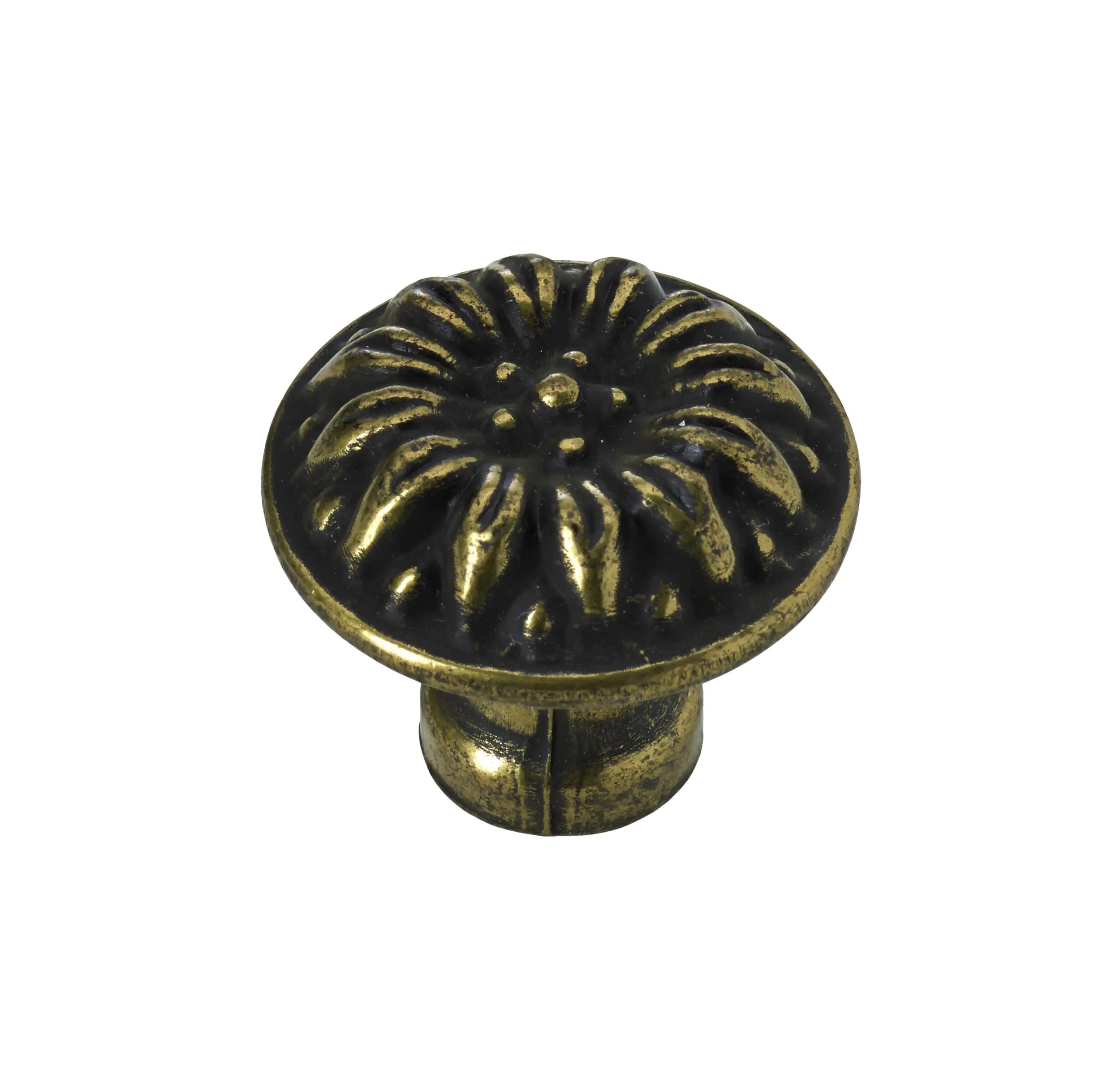 Hettich Möbelknopf Zinkdruckguss antik gold Ø 27,0 mm - 1 Stück
